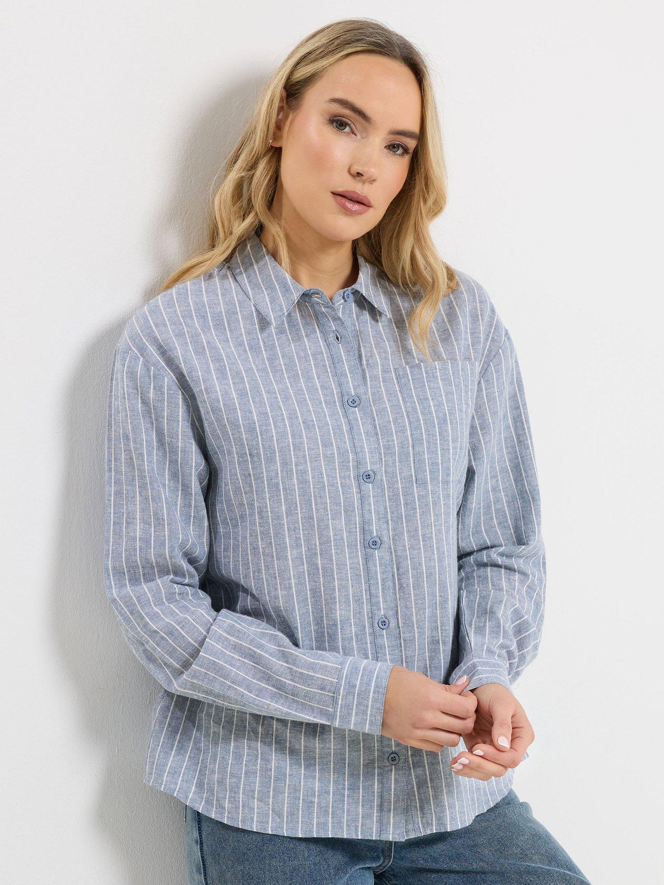 Image 4 of 5 of Long Tall Sally Tall Stripe Shirt