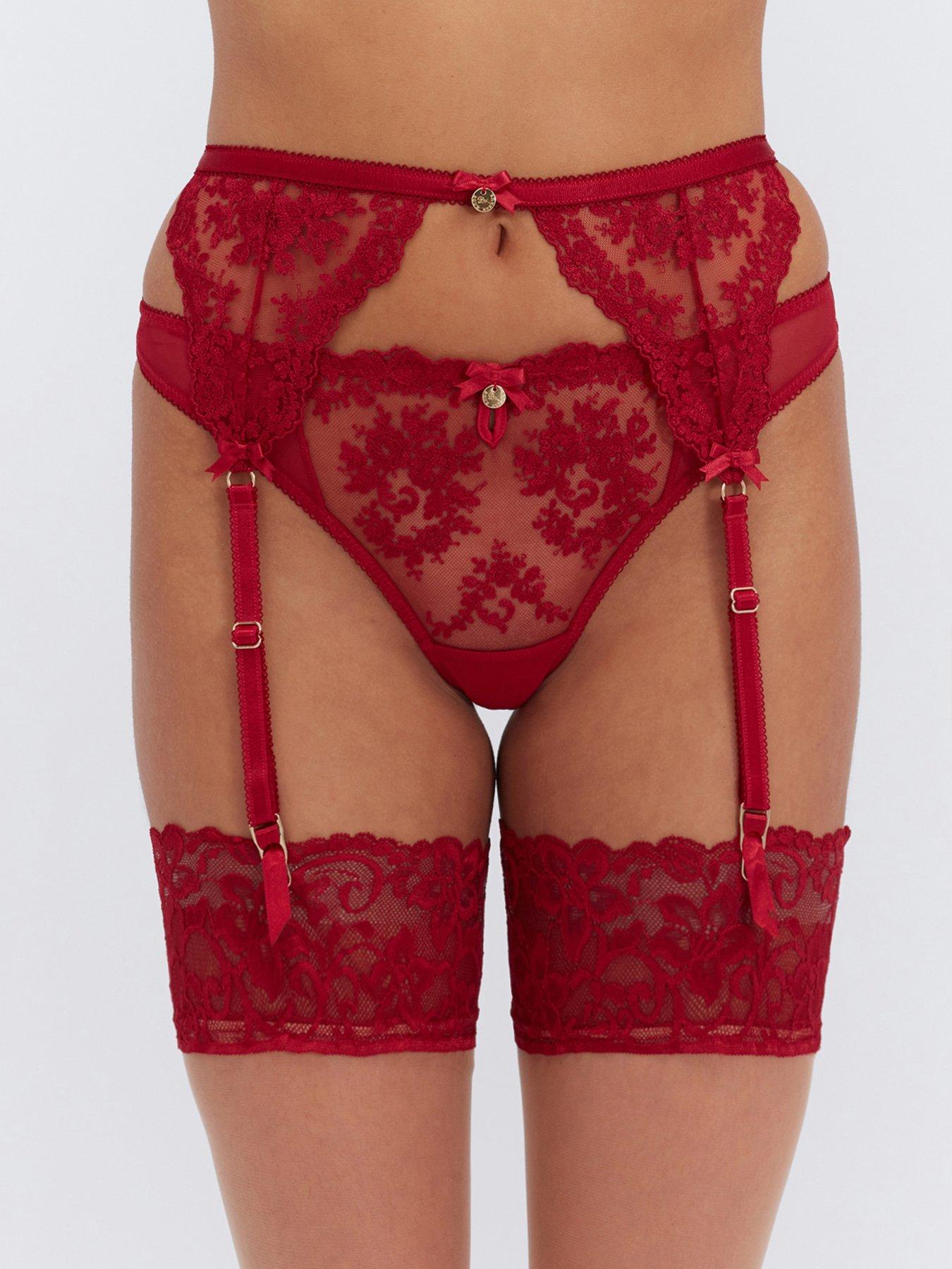 Boux Avenue Boux Avenue Anastasia Suspender - Pillar Box
