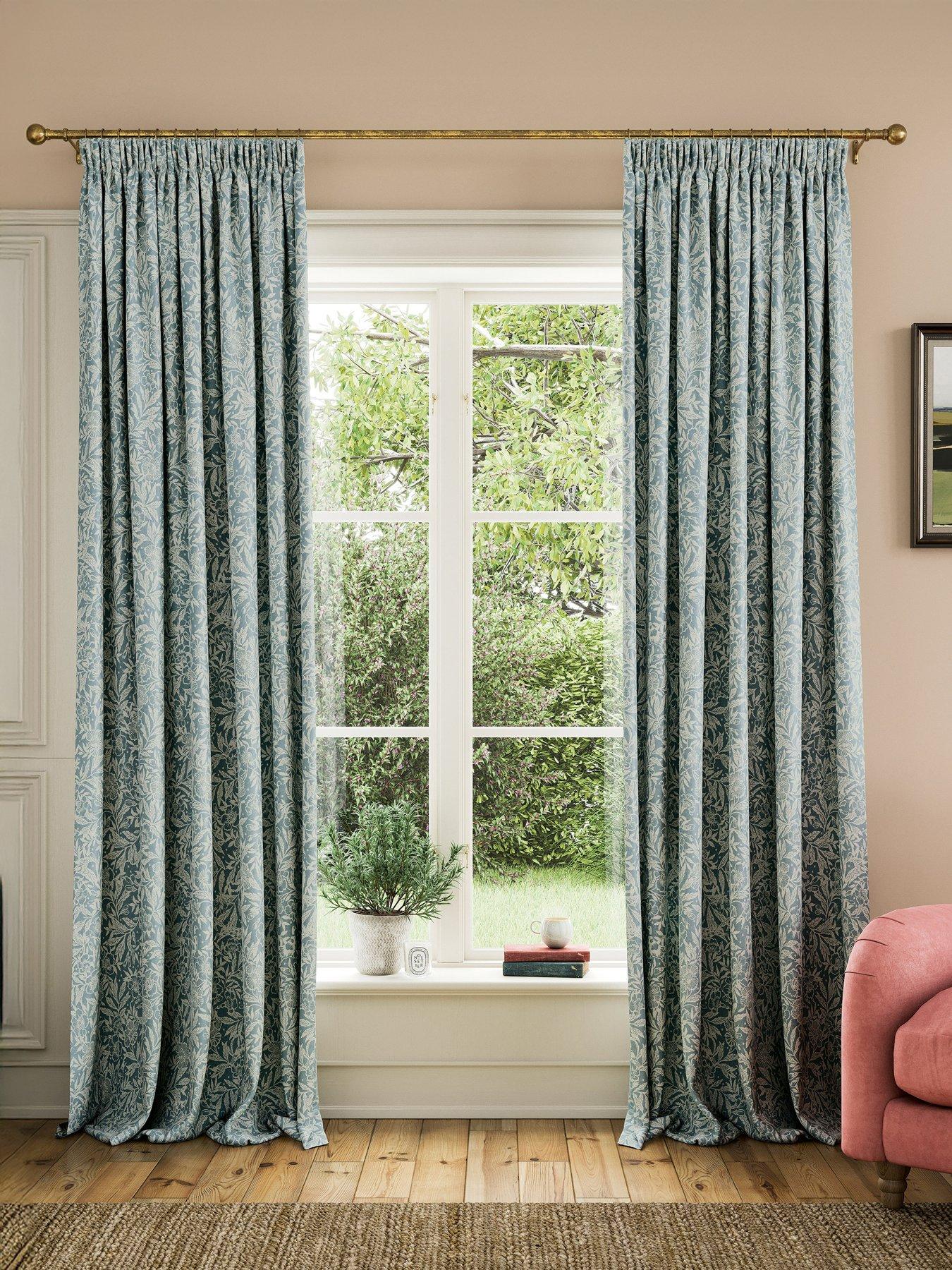 Joules Twilight Ditsy Lined Curtains