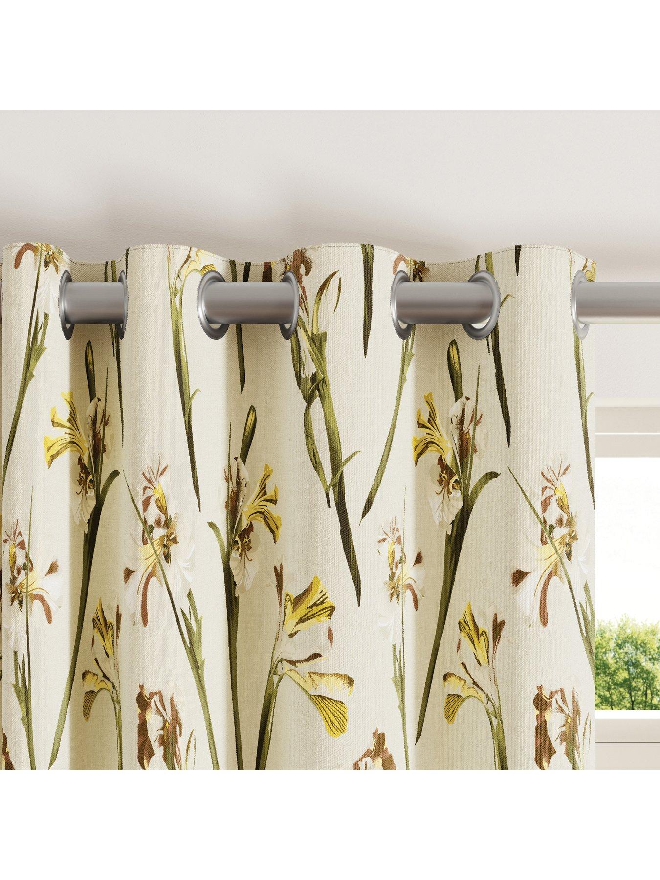Image 2 of 4 of Ted Baker Wild Iris Lined Blackout Curtains