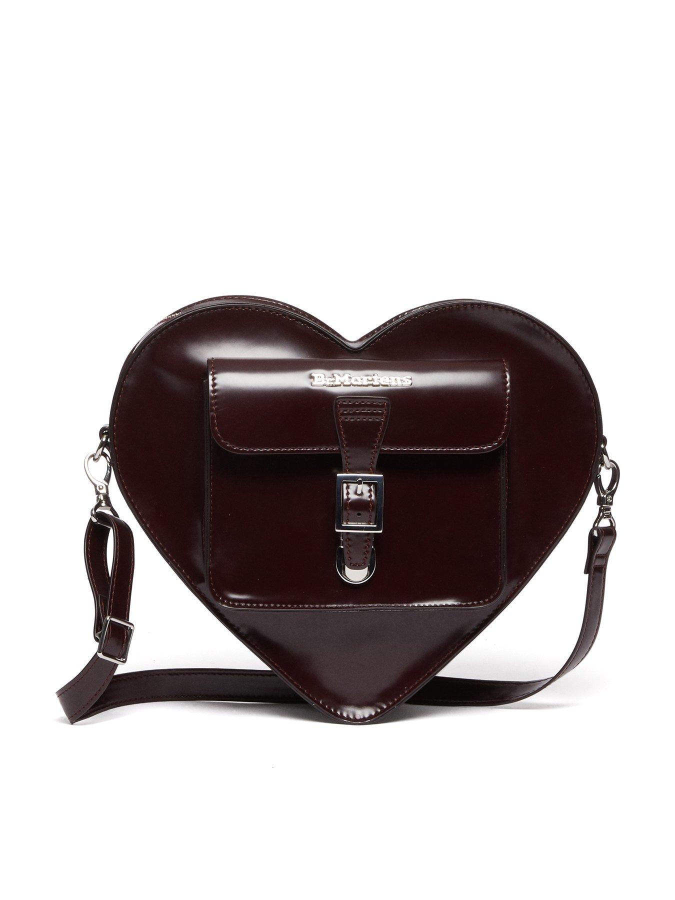 Dr Martens Heart Backpack Backpack Cherry Oxford Rub Off - Red