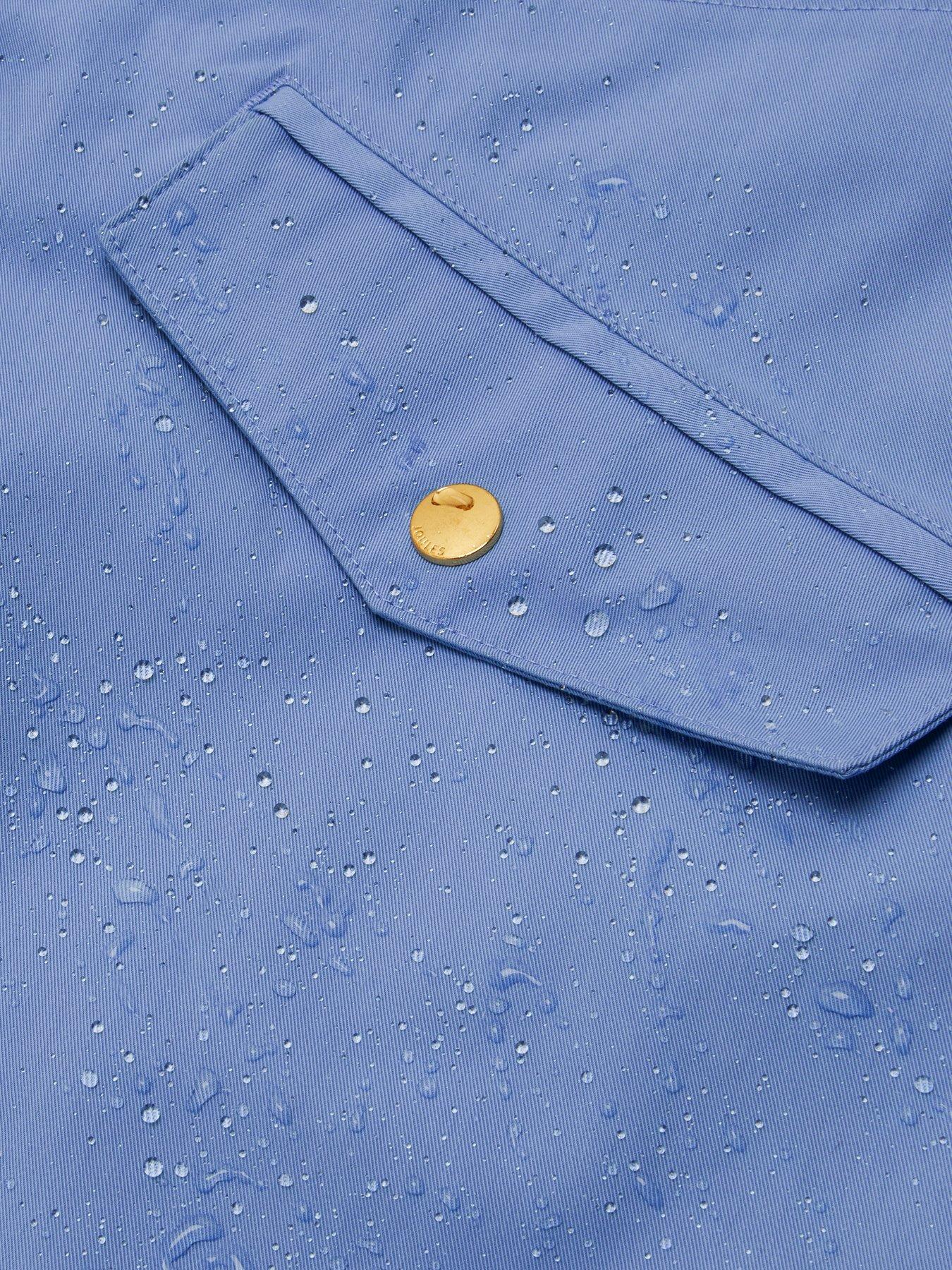 Image 6 of 7 of Joules Portwell Hooded Waterproof Raincoat - Blue