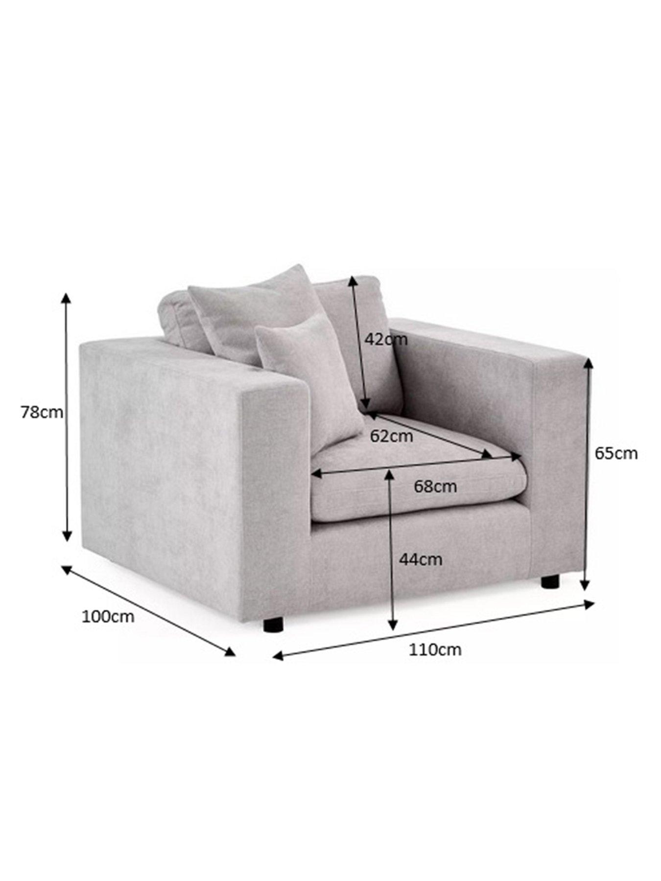 Image 7 of 7 of The Very Collection Missouri 3 Seater + Chair