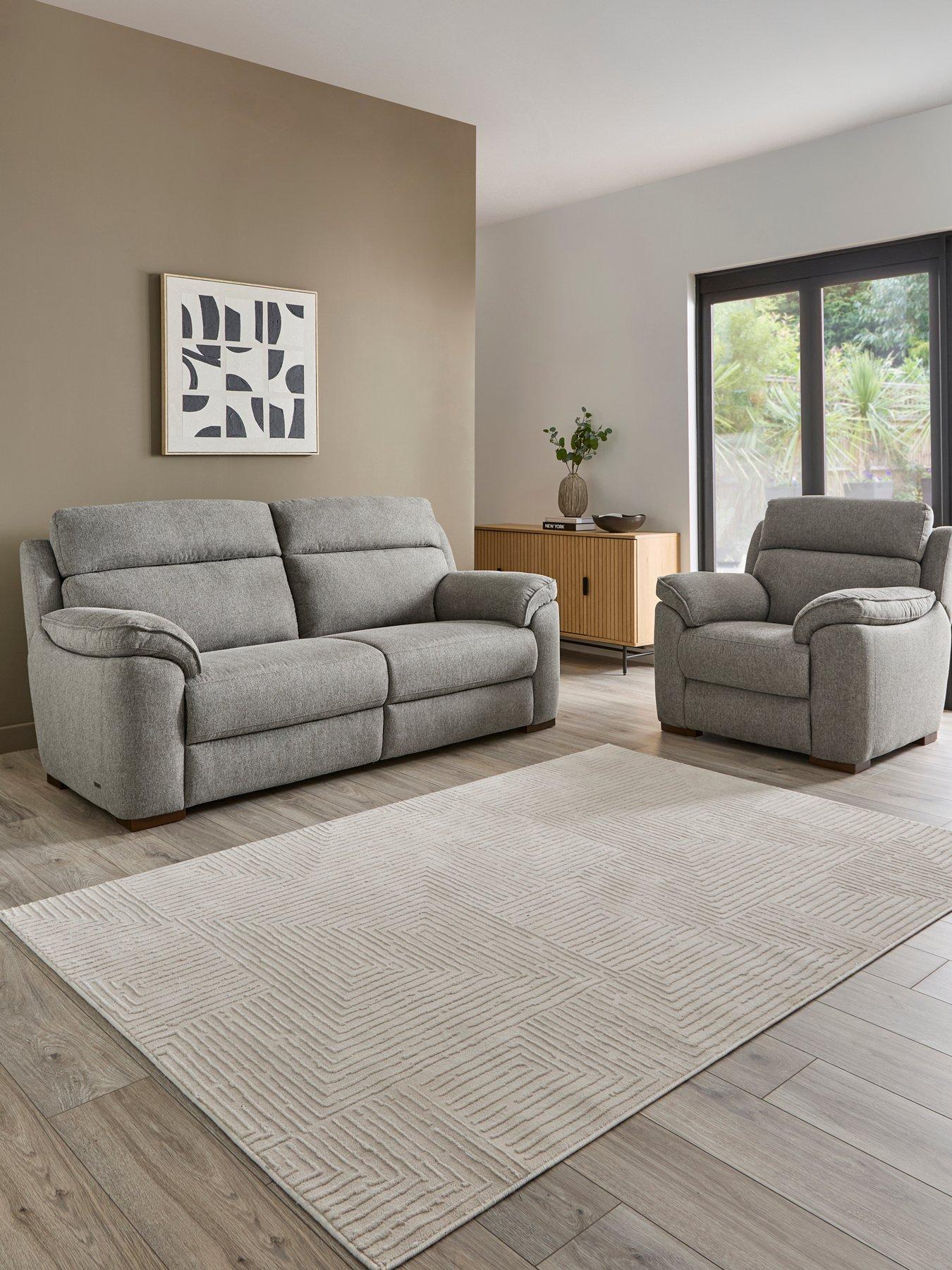 The Very Collection Sander Fabric 3 Seater + Armchair (Buy  &  SAVE!) - FSC® Certified
