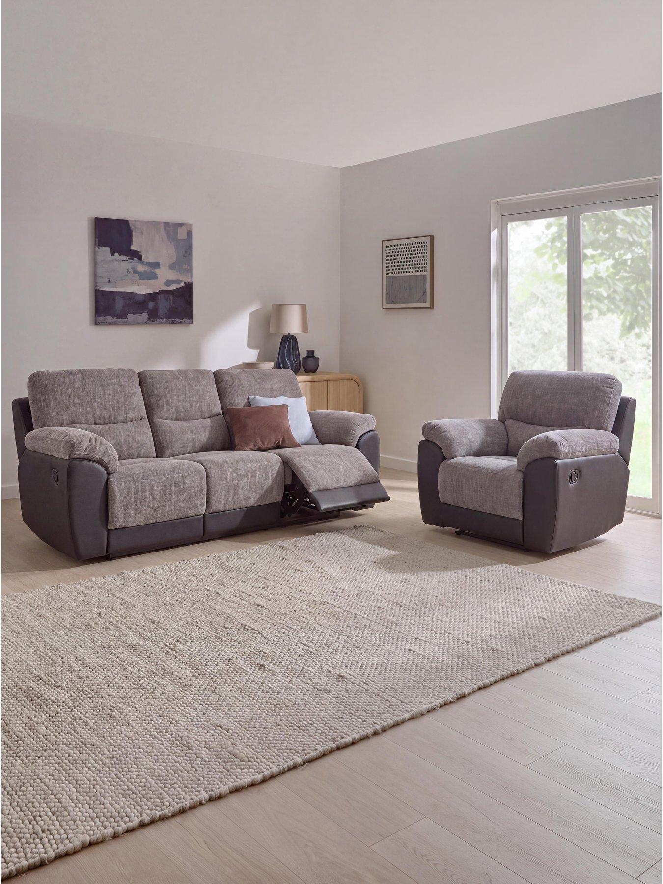 The Very Collection Santori Fabric 3 Seater + Chair - FSC® Certified