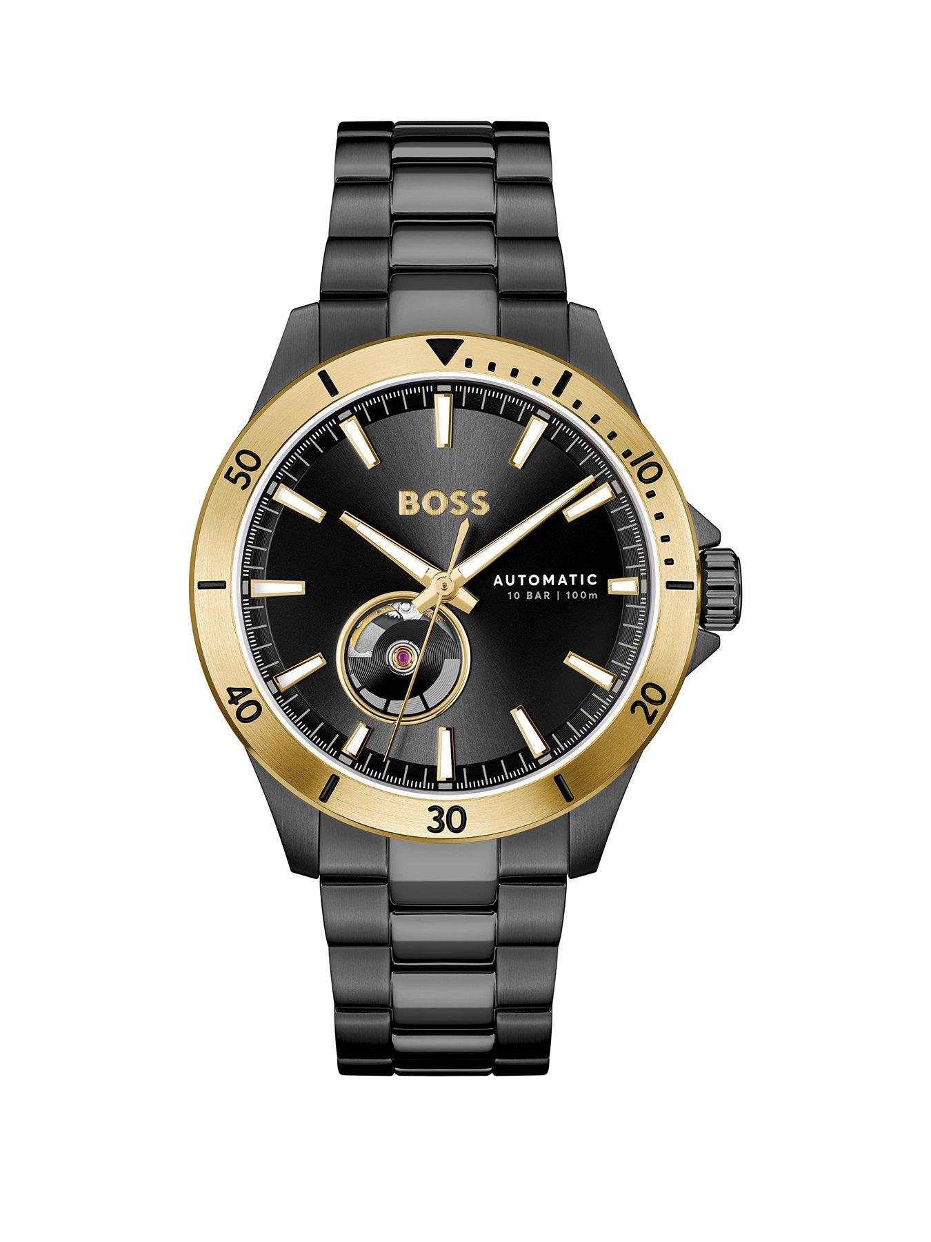 Image 1 of 7 of BOSS Troper Automatic Mens Watch - Black