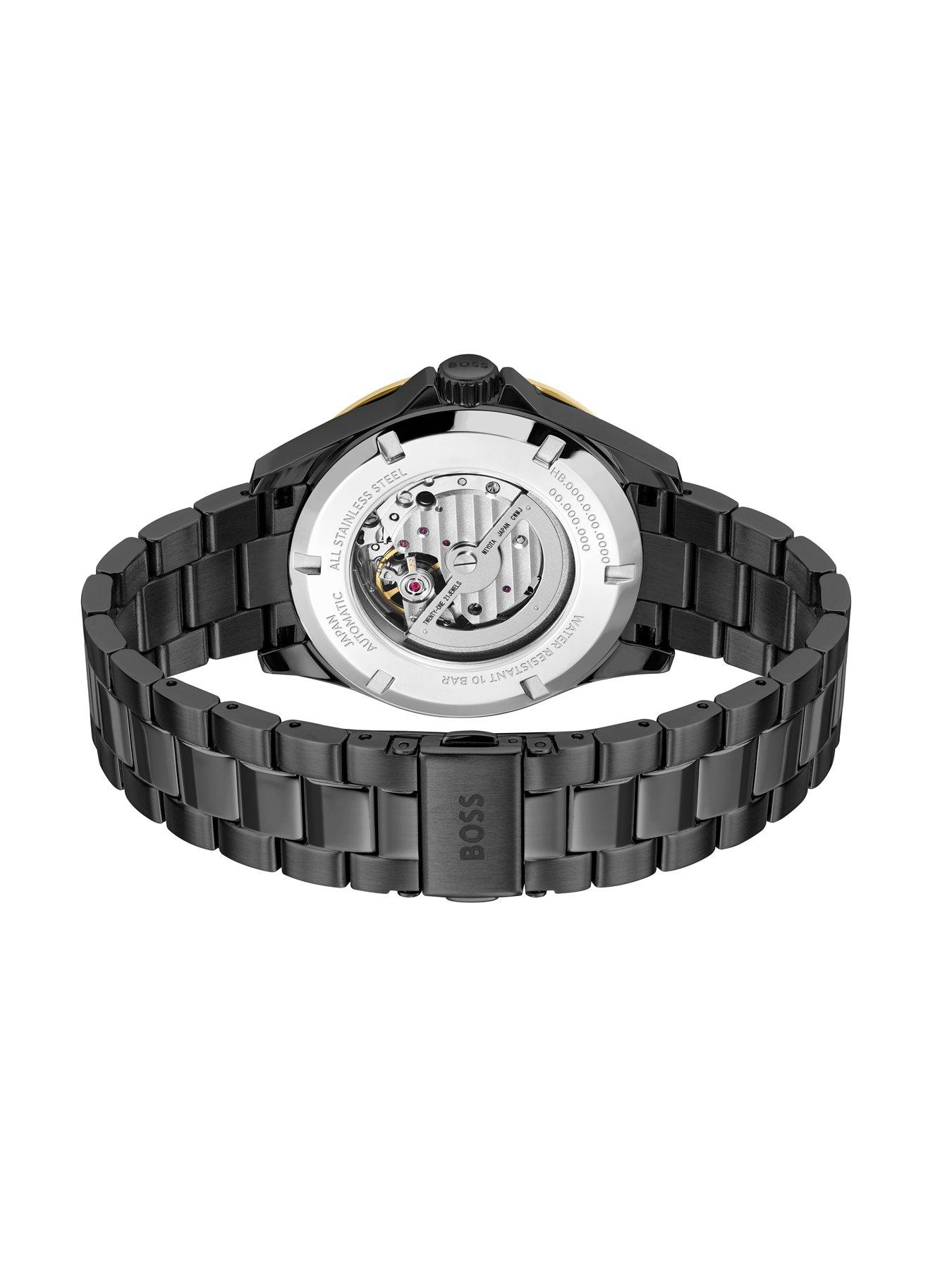 Image 3 of 7 of BOSS Troper Automatic Mens Watch - Black
