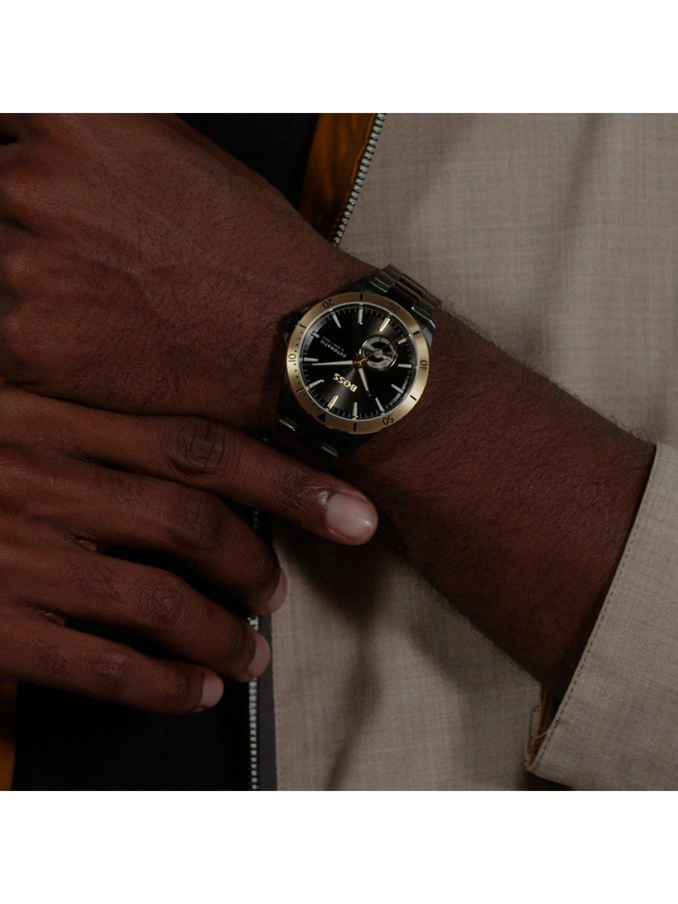Image 4 of 7 of BOSS Troper Automatic Mens Watch - Black