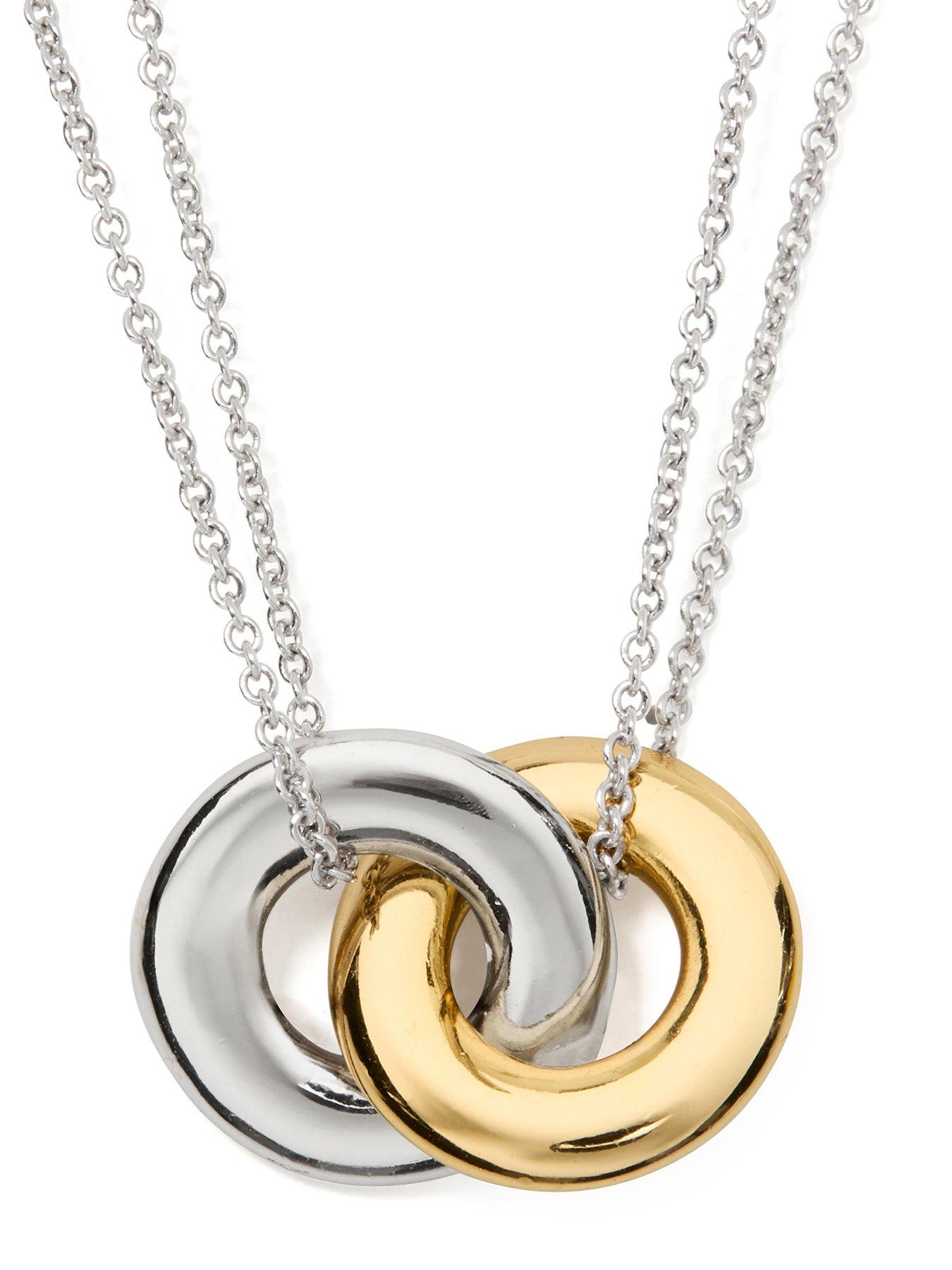 Image 3 of 3 of Kate Spade New York Interlock Small Pendant - Silver