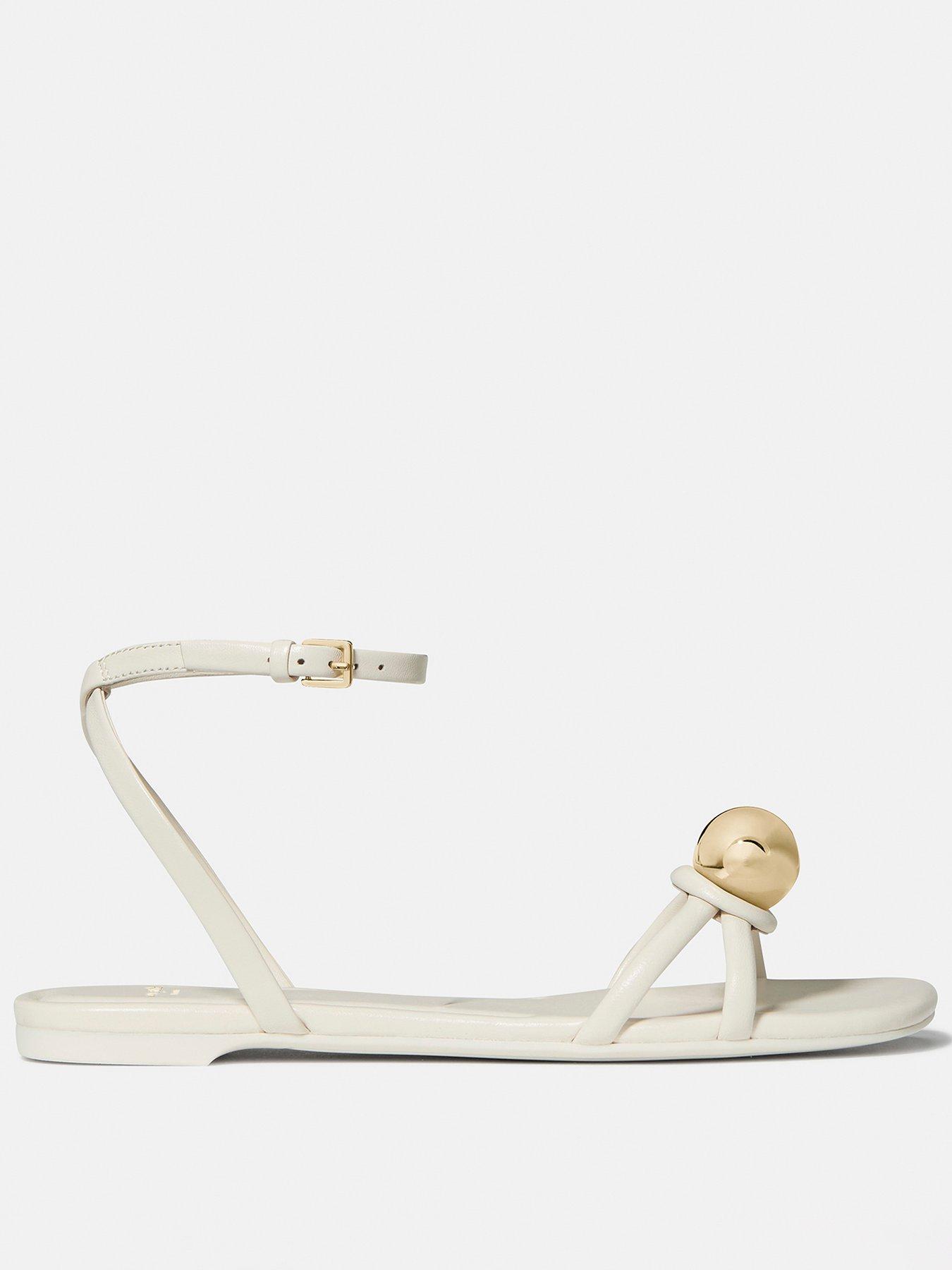 Kate Spade New York Harmony Flat Sandal - Cream