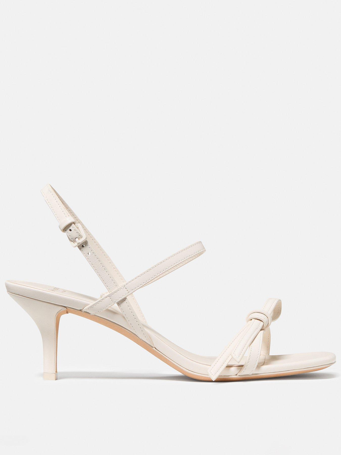 Image 1 of 3 of Kate Spade New York Loop Kitten Heel Sandal - Cream