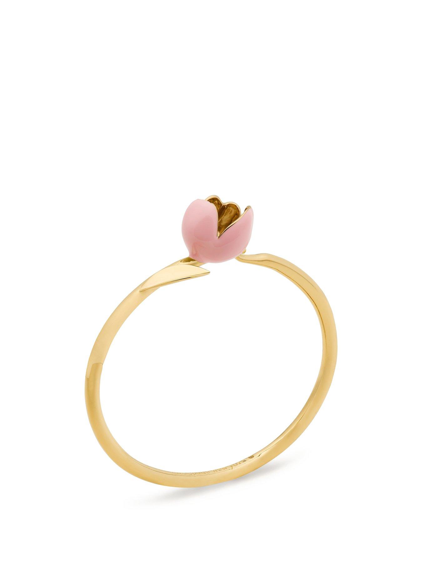 Image 2 of 3 of Kate Spade New York Golden Bloom Bangle - Pink