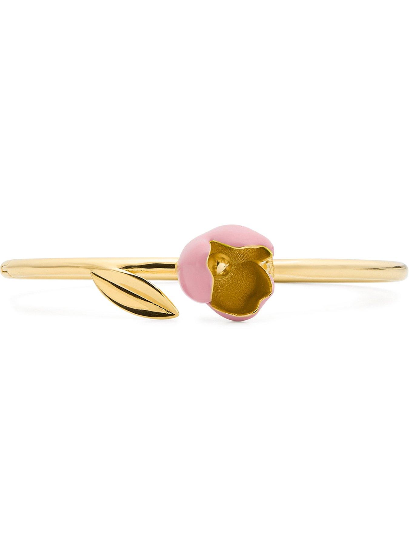 Image 3 of 3 of Kate Spade New York Golden Bloom Bangle - Pink