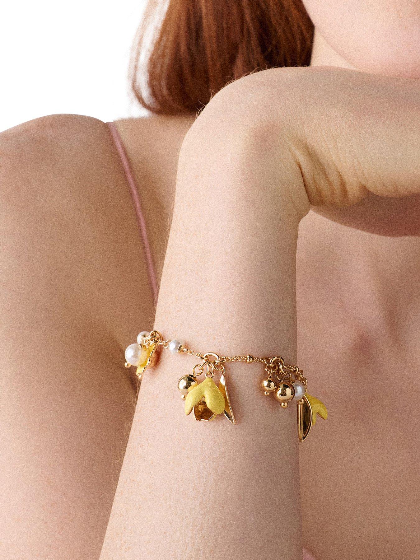 Kate Spade New York Golden Bloom Bracelet - Yellow