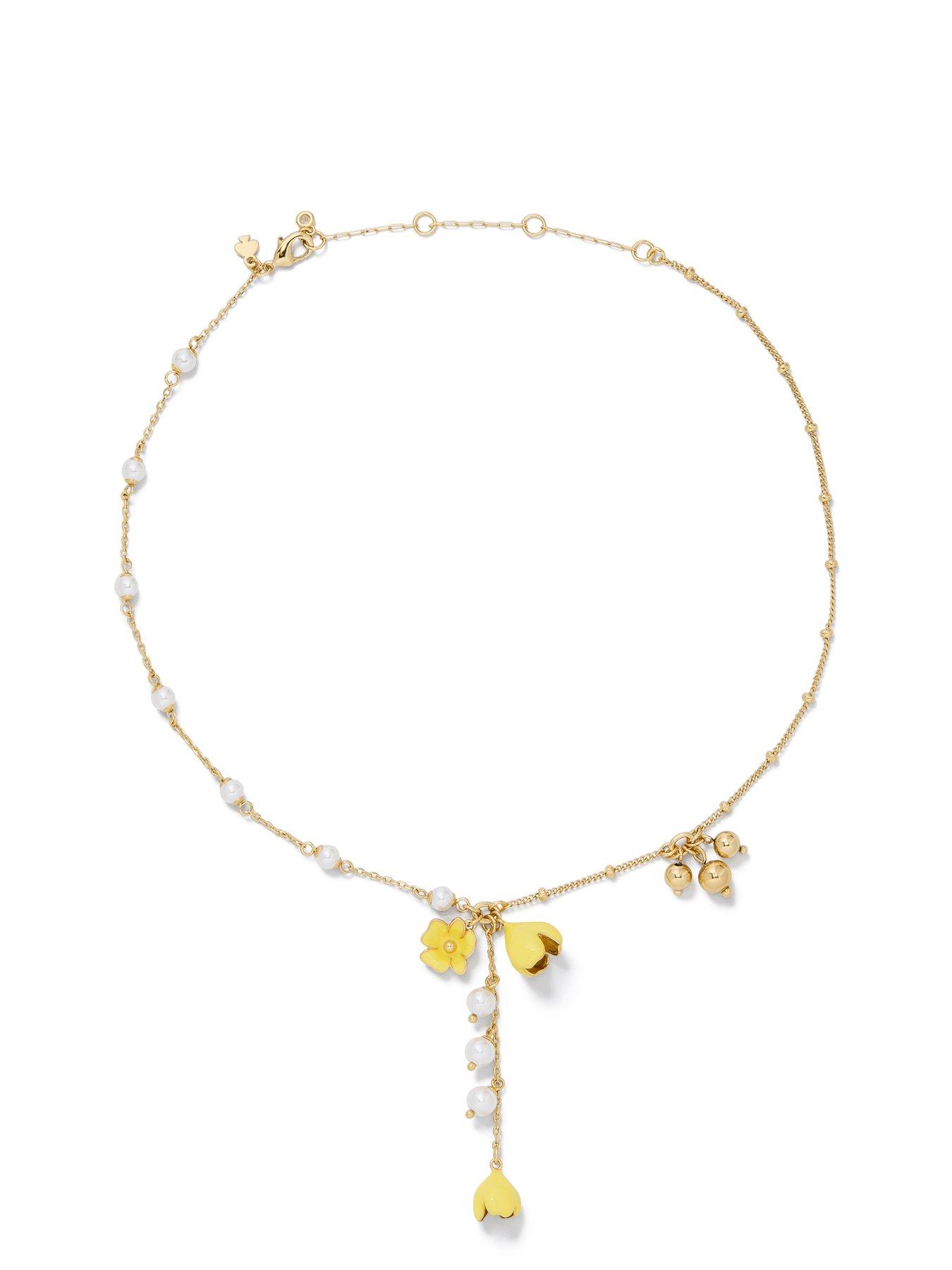 Image 2 of 3 of Kate Spade New York Golden Bloom Necklace - Yellow