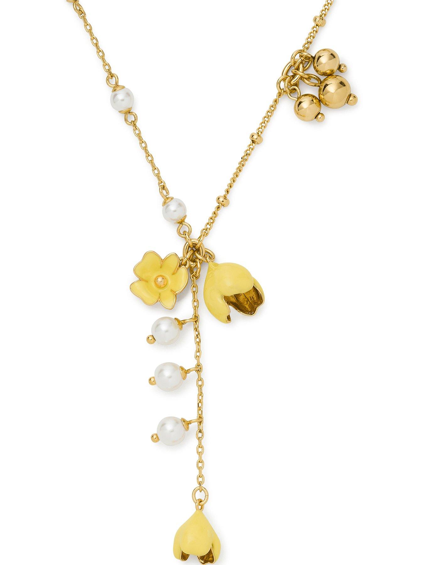 Image 3 of 3 of Kate Spade New York Golden Bloom Necklace - Yellow
