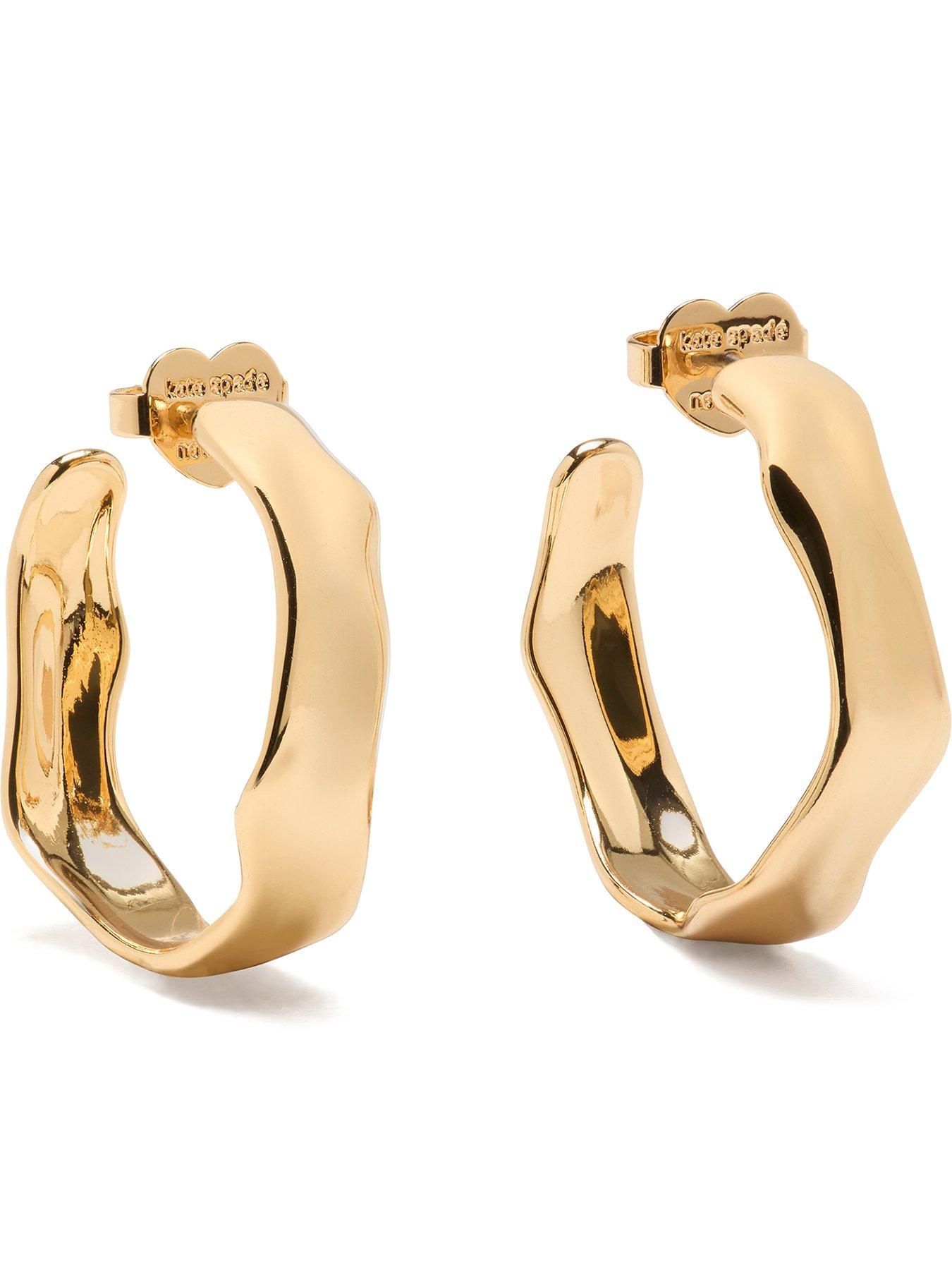 Kate Spade New York Molten Hoops - Gold