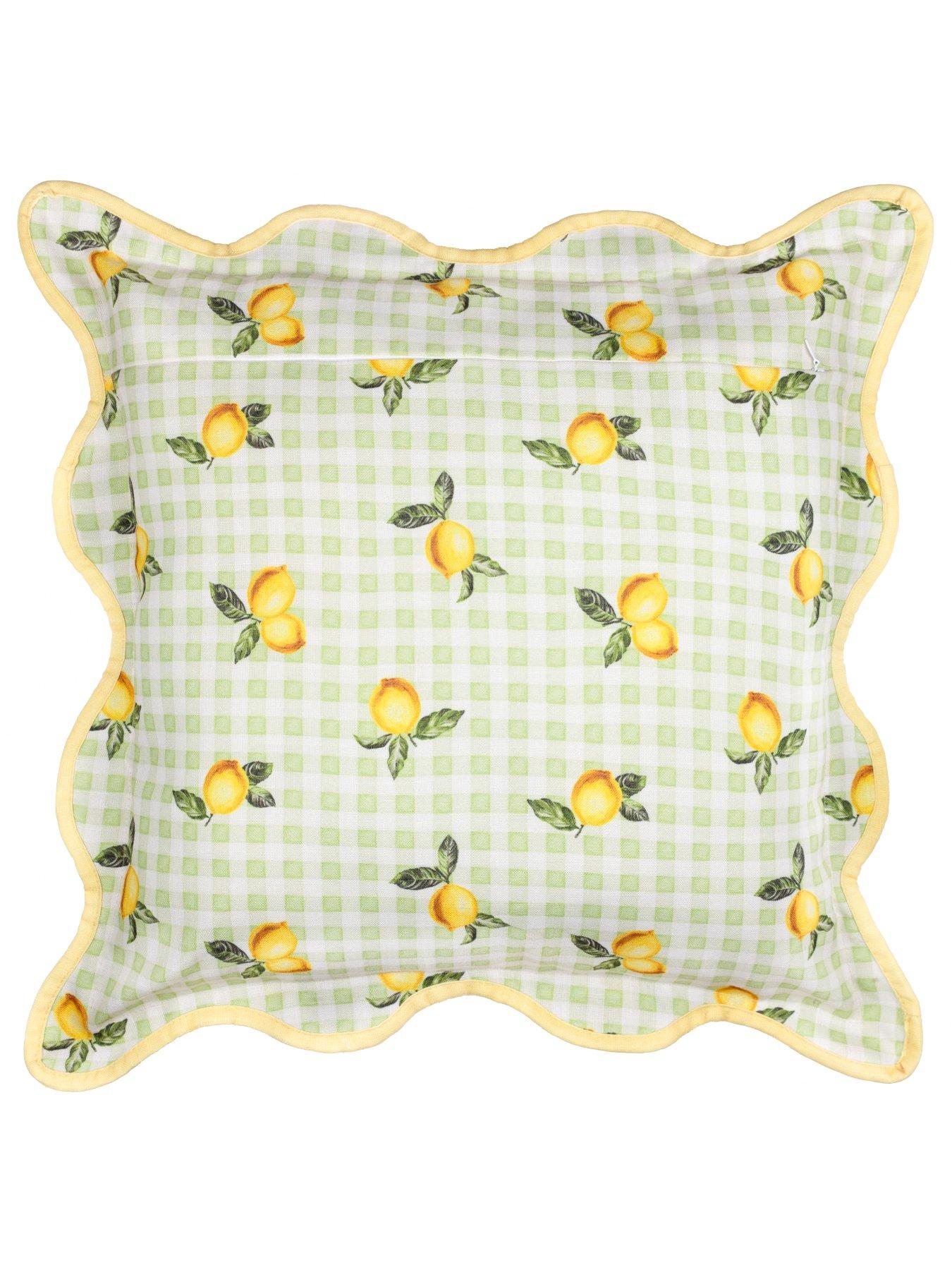 Image 3 of 6 of Furn Fruits Lemons 45X45 Outdoor Polyester Cushion Sage