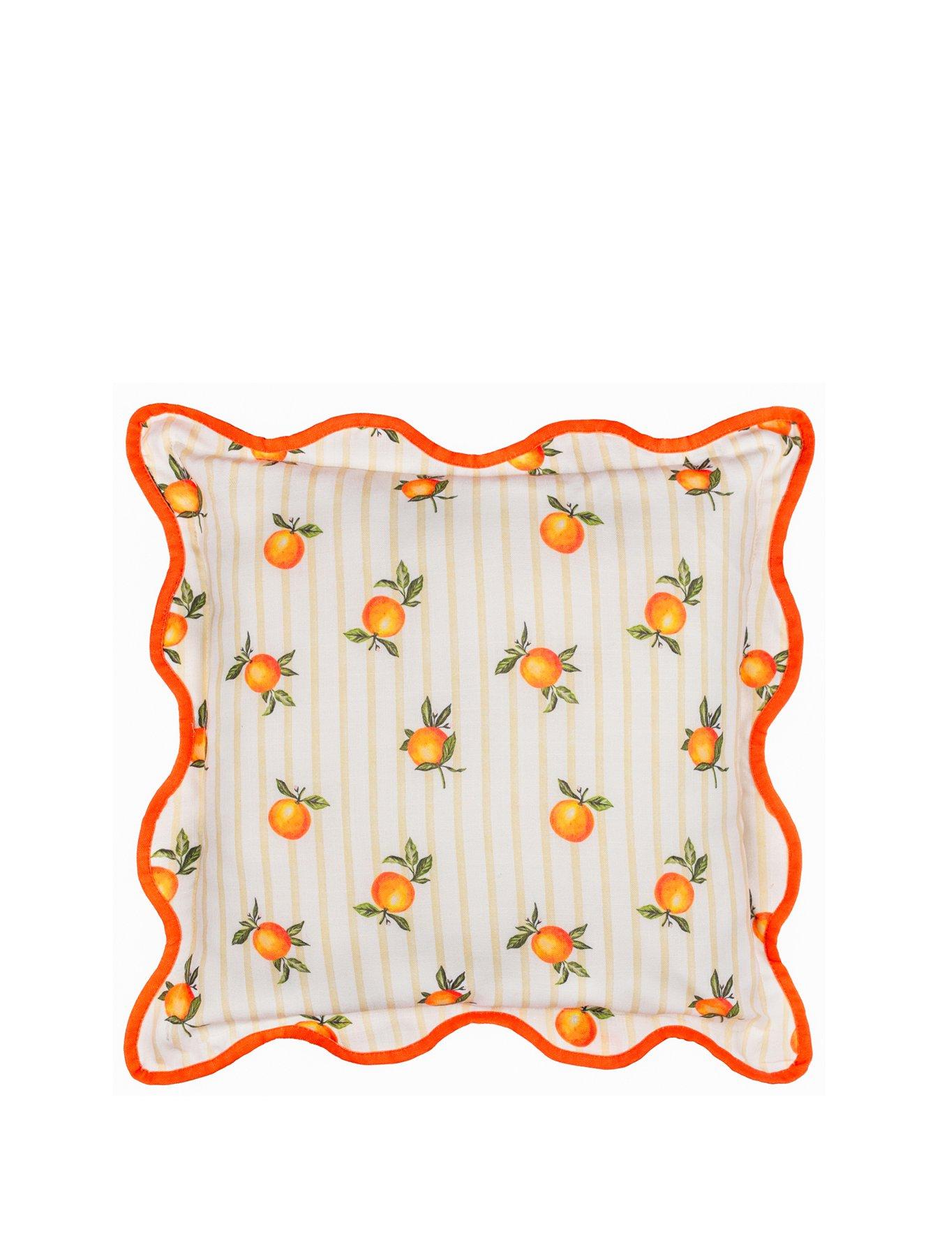 Image 2 of 6 of Furn Fruits Oranges 45X45 Outdoor Polyester Cushion Yellow