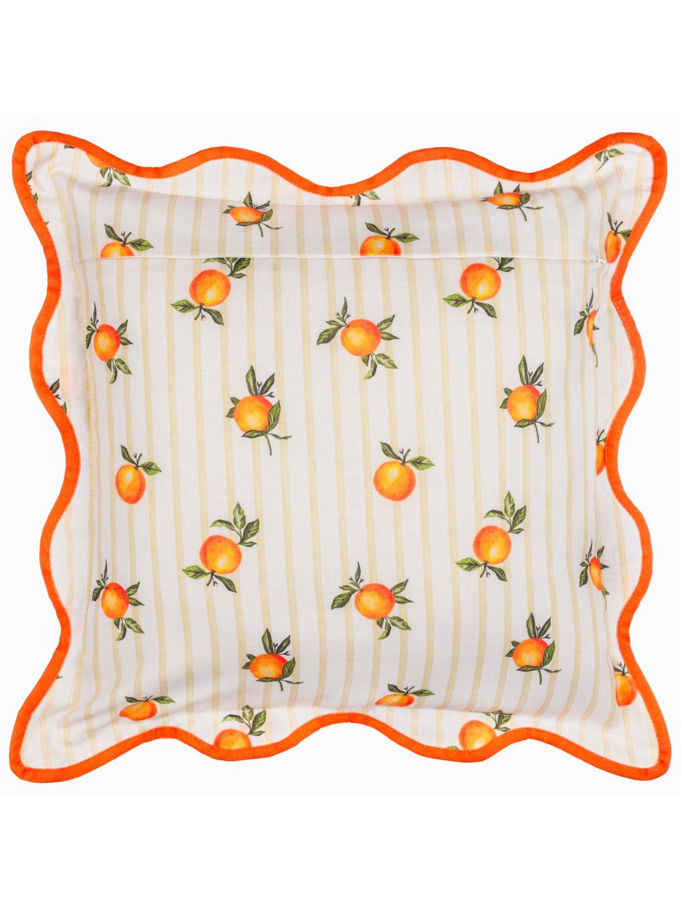 Image 3 of 6 of Furn Fruits Oranges 45X45 Outdoor Polyester Cushion Yellow