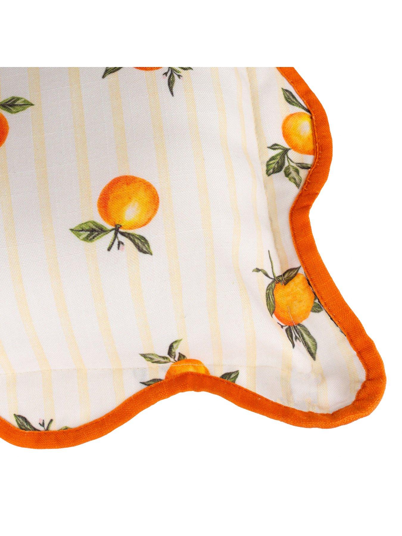 Image 5 of 6 of Furn Fruits Oranges 45X45 Outdoor Polyester Cushion Yellow