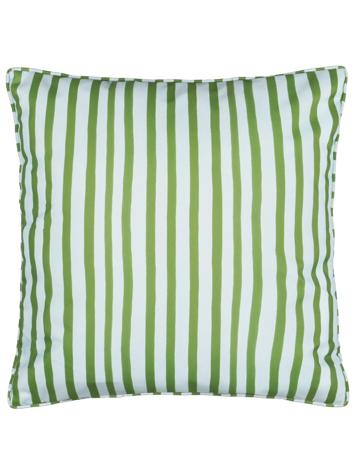 Image 3 of 6 of Furn Mediterranean Olive 45X45 Outdoor Polyester Cushion Olive/Blue