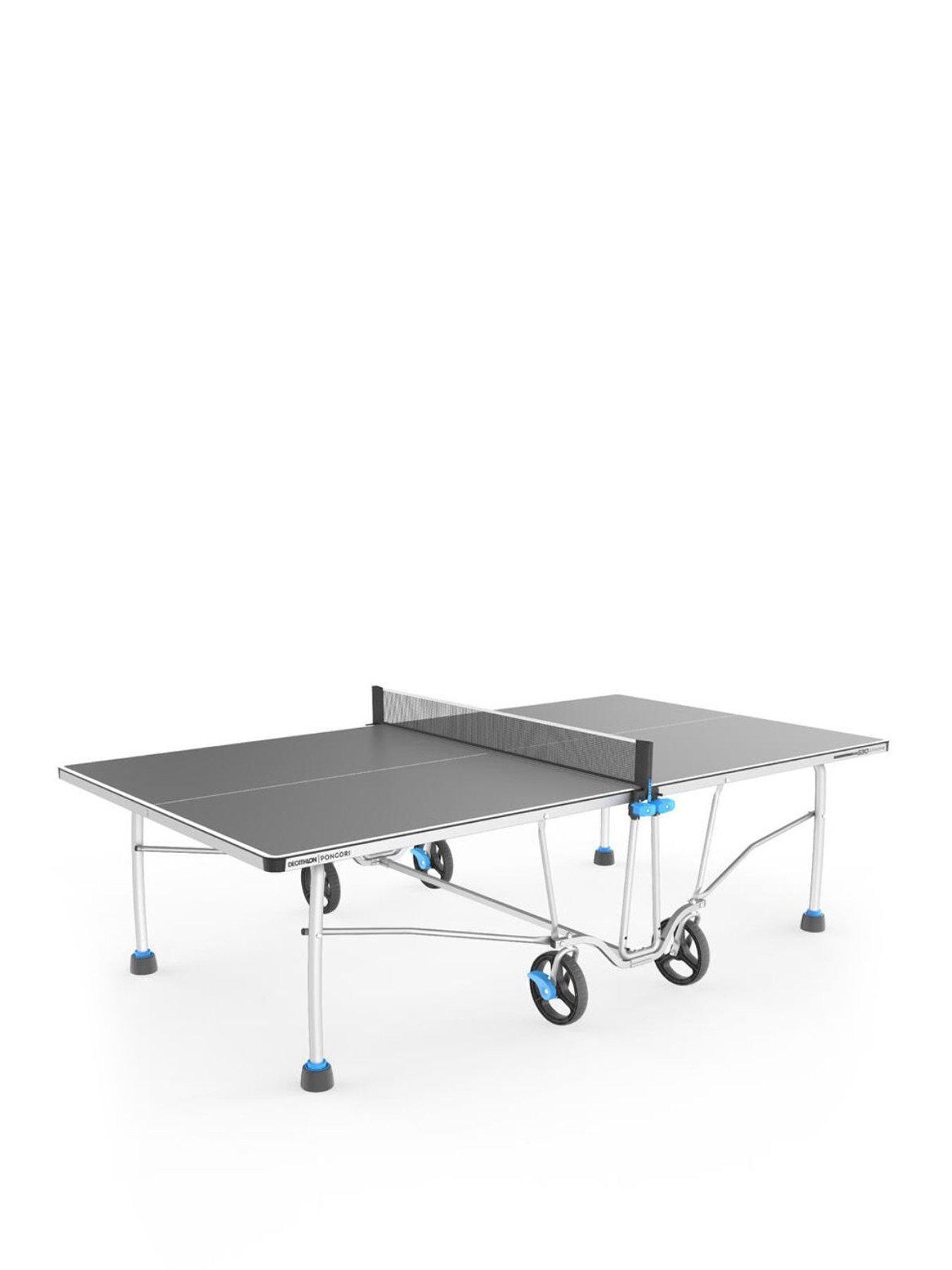 Image 1 of 8 of Decathlon Outdoor Table Tennis Table PPT 530.2 - Grey