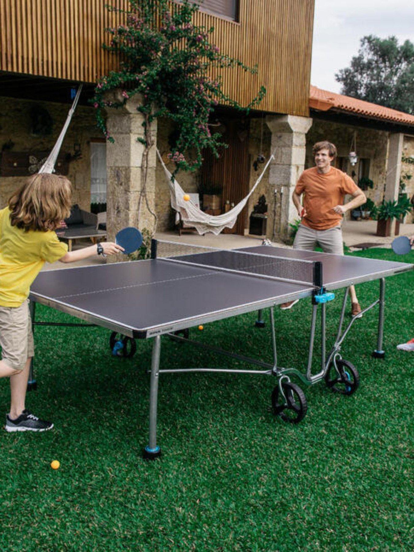 Image 2 of 8 of Decathlon Outdoor Table Tennis Table PPT 530.2 - Grey