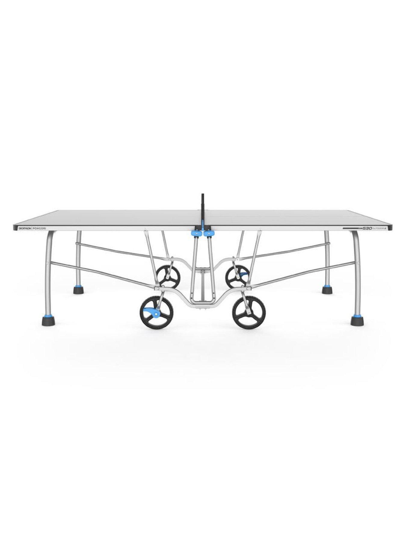Image 3 of 8 of Decathlon Outdoor Table Tennis Table PPT 530.2 - Grey