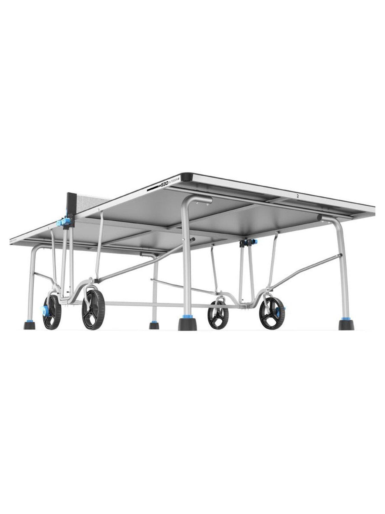 Image 4 of 8 of Decathlon Outdoor Table Tennis Table PPT 530.2 - Grey