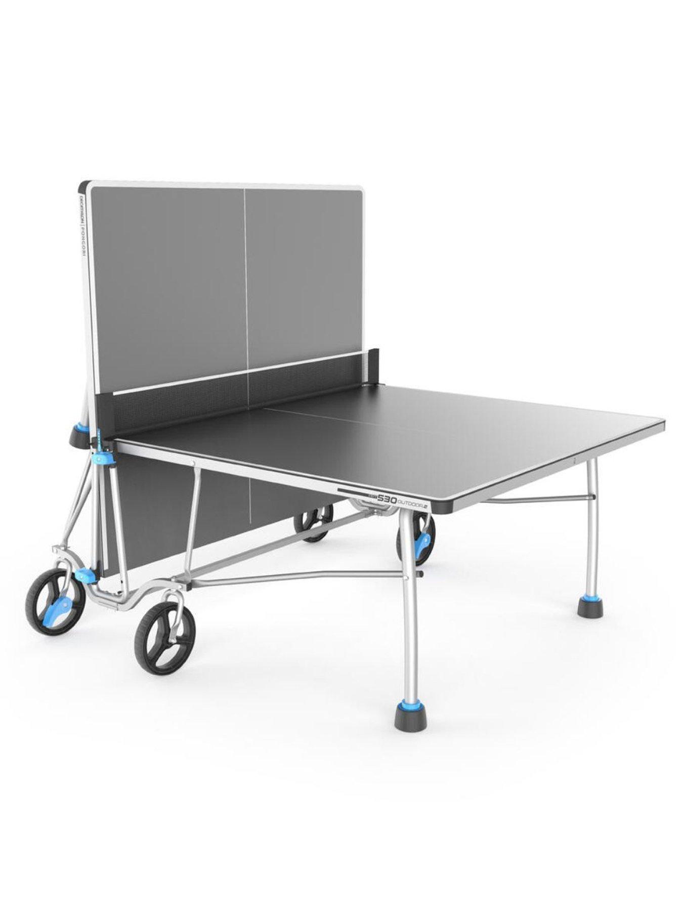 Image 5 of 8 of Decathlon Outdoor Table Tennis Table PPT 530.2 - Grey