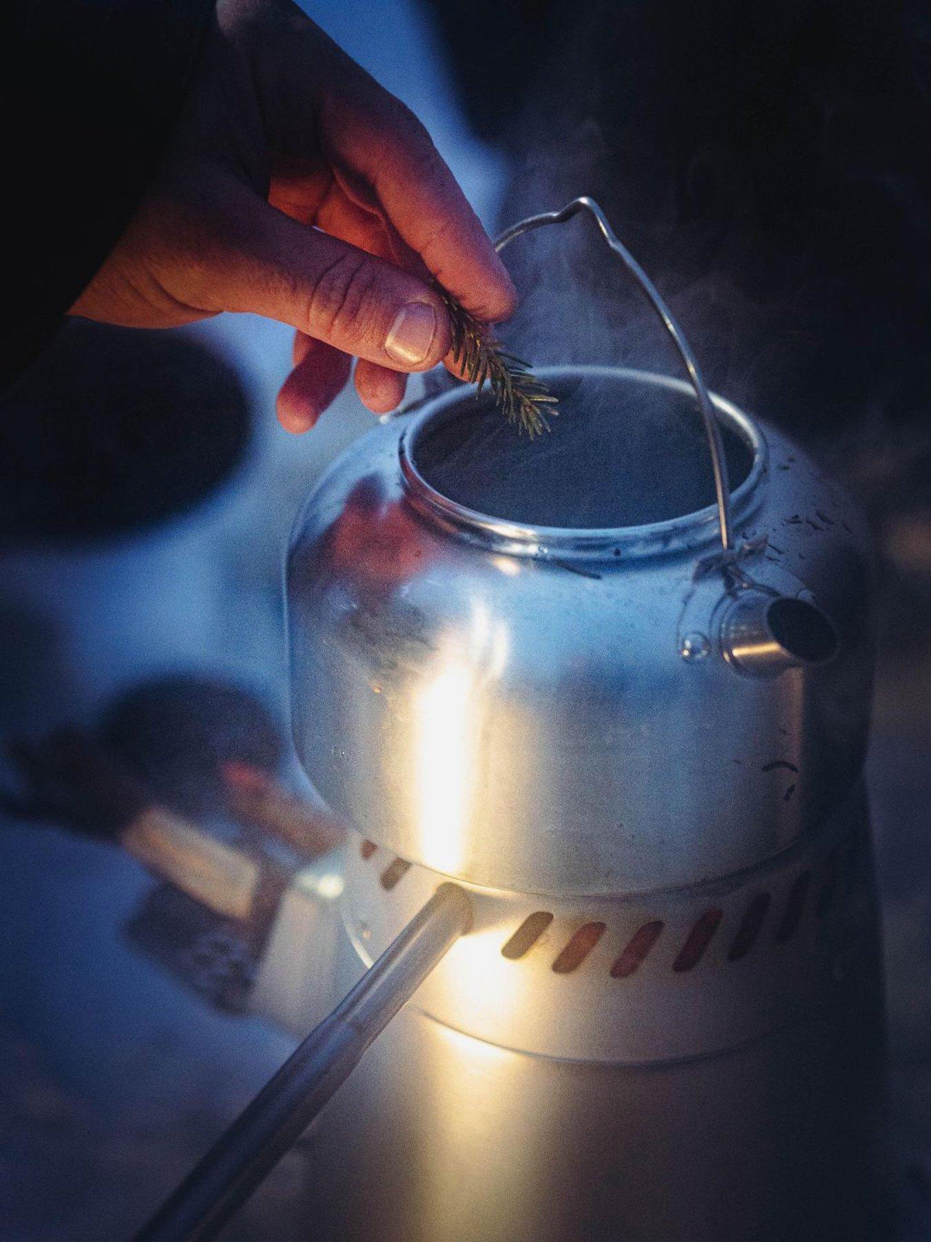 Image 4 of 6 of Decathlon 1L Stainless Steel Kettle 500 for Camping, Bivouacking and Hiking