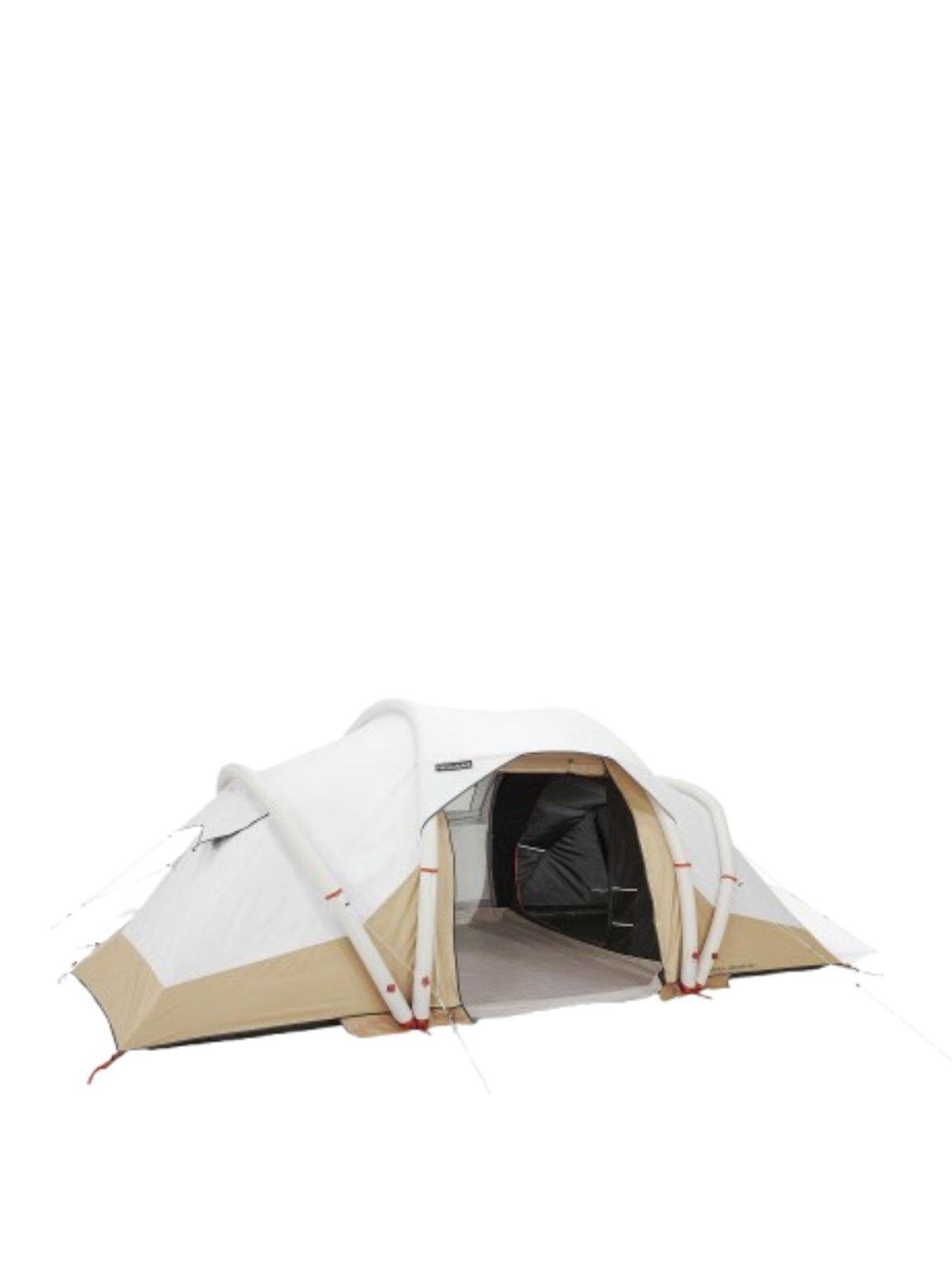 Decathlon 4-person, 2-bedroom Inflatable Camping Tent, Air Seconds 4.2