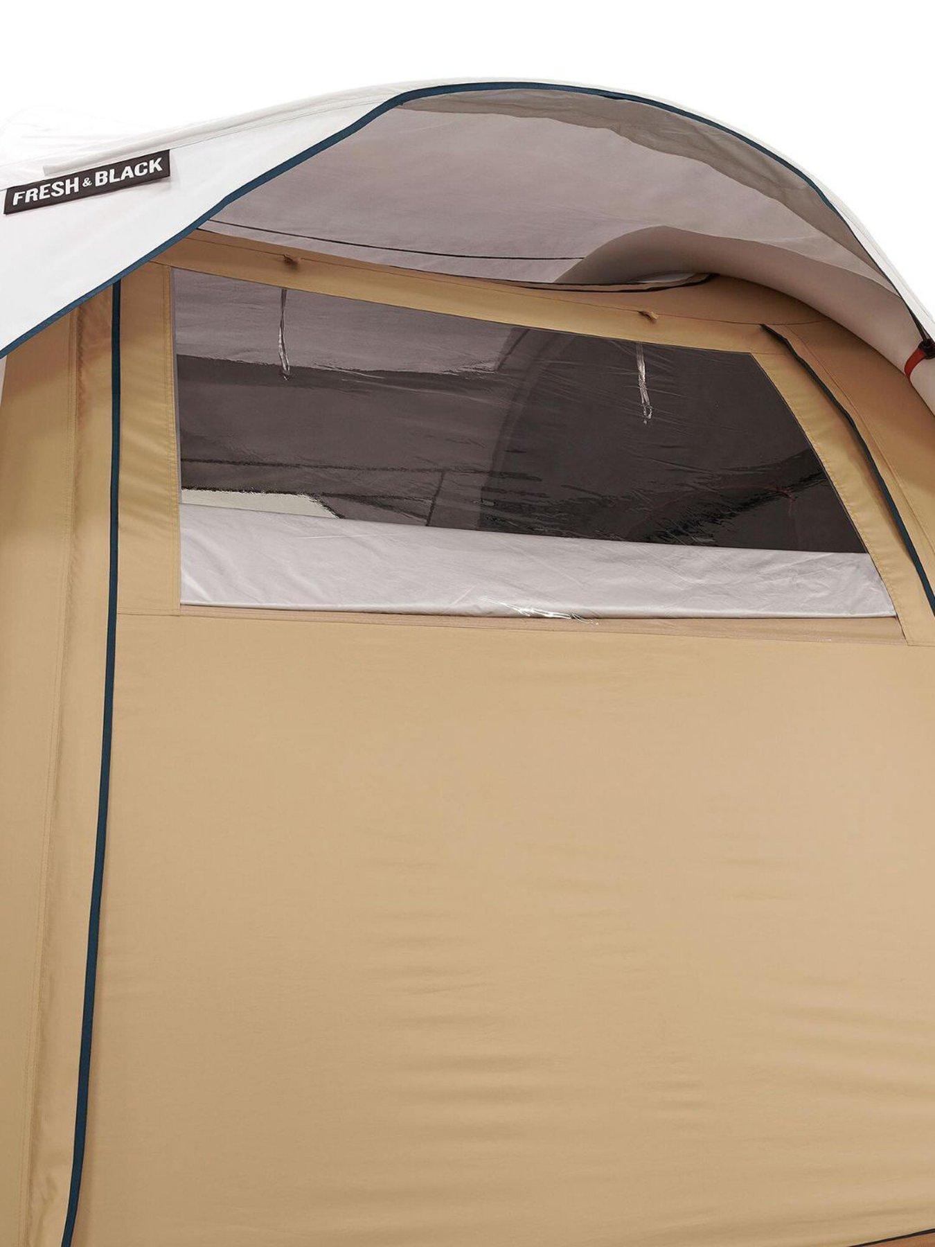 Image 4 of 8 of Decathlon 4-person, 2-bedroom Inflatable Camping Tent, Air Seconds 4.2