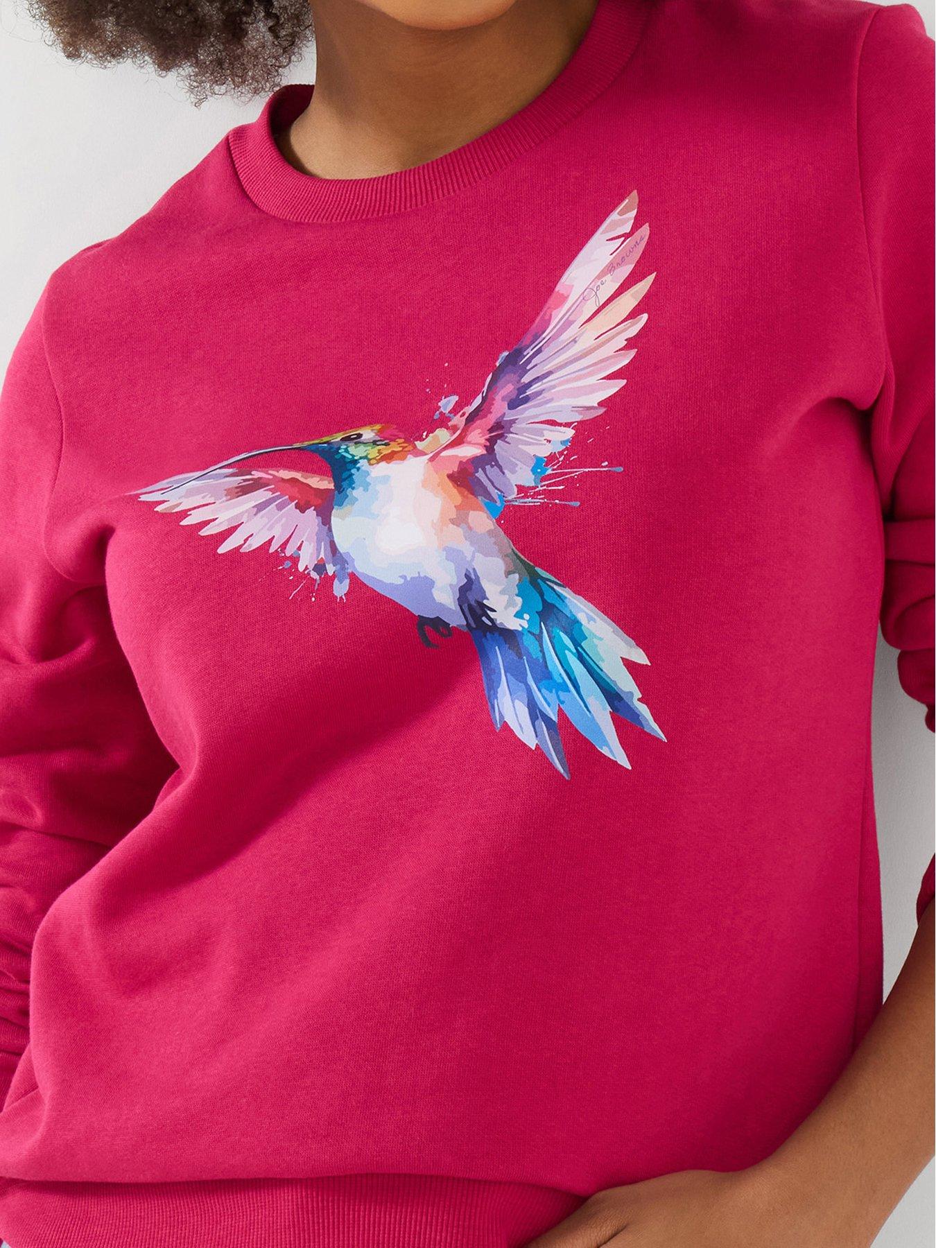 Image 4 of 5 of Joe Browns Harmonious Hummingbird Graphic Sweatshirt - Pink