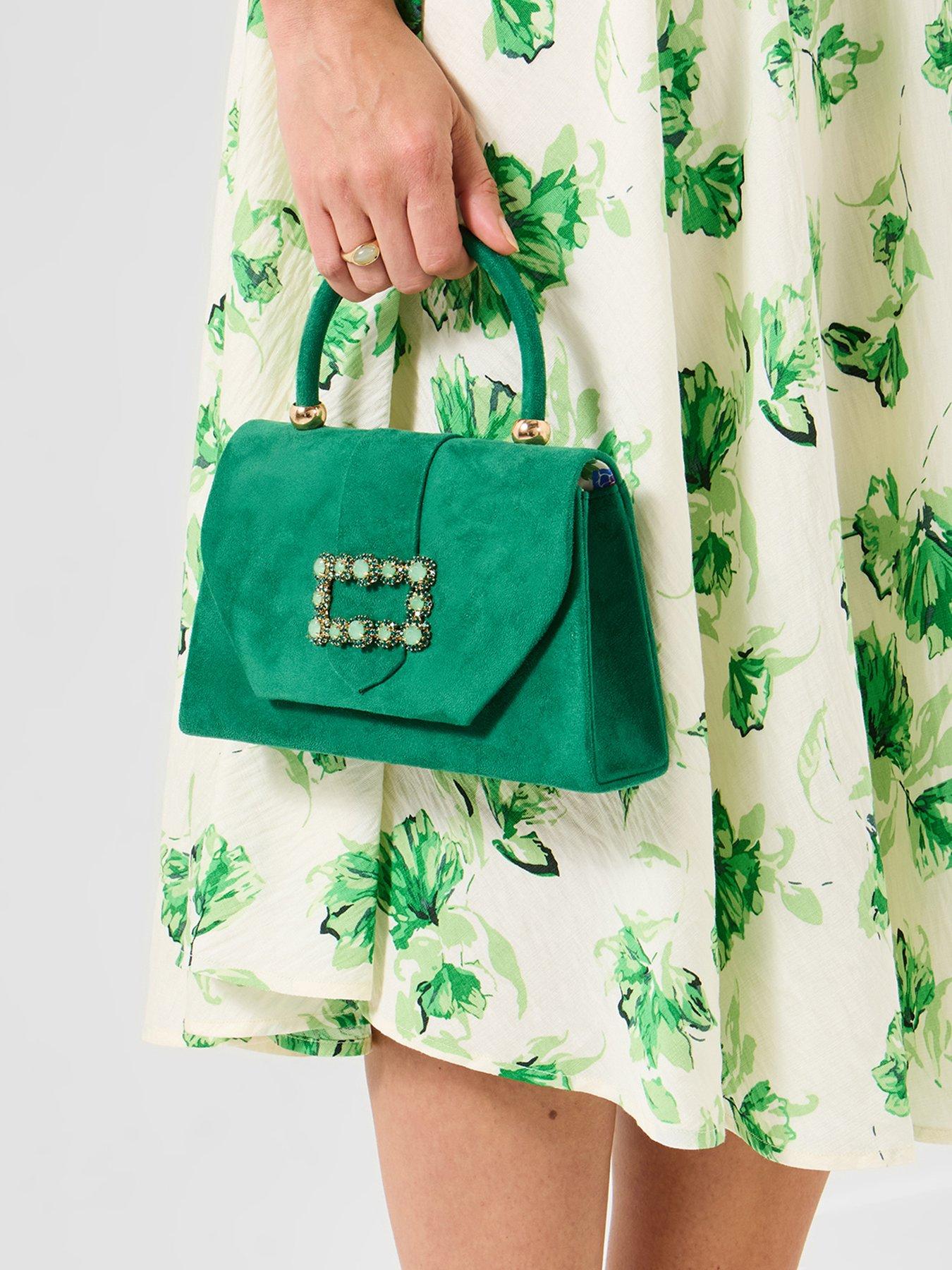 Image 6 of 7 of Joe Browns In Paris Jewelled Bag - Green