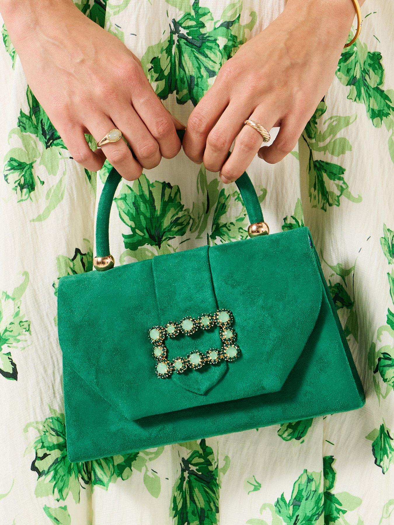 Image 7 of 7 of Joe Browns In Paris Jewelled Bag - Green