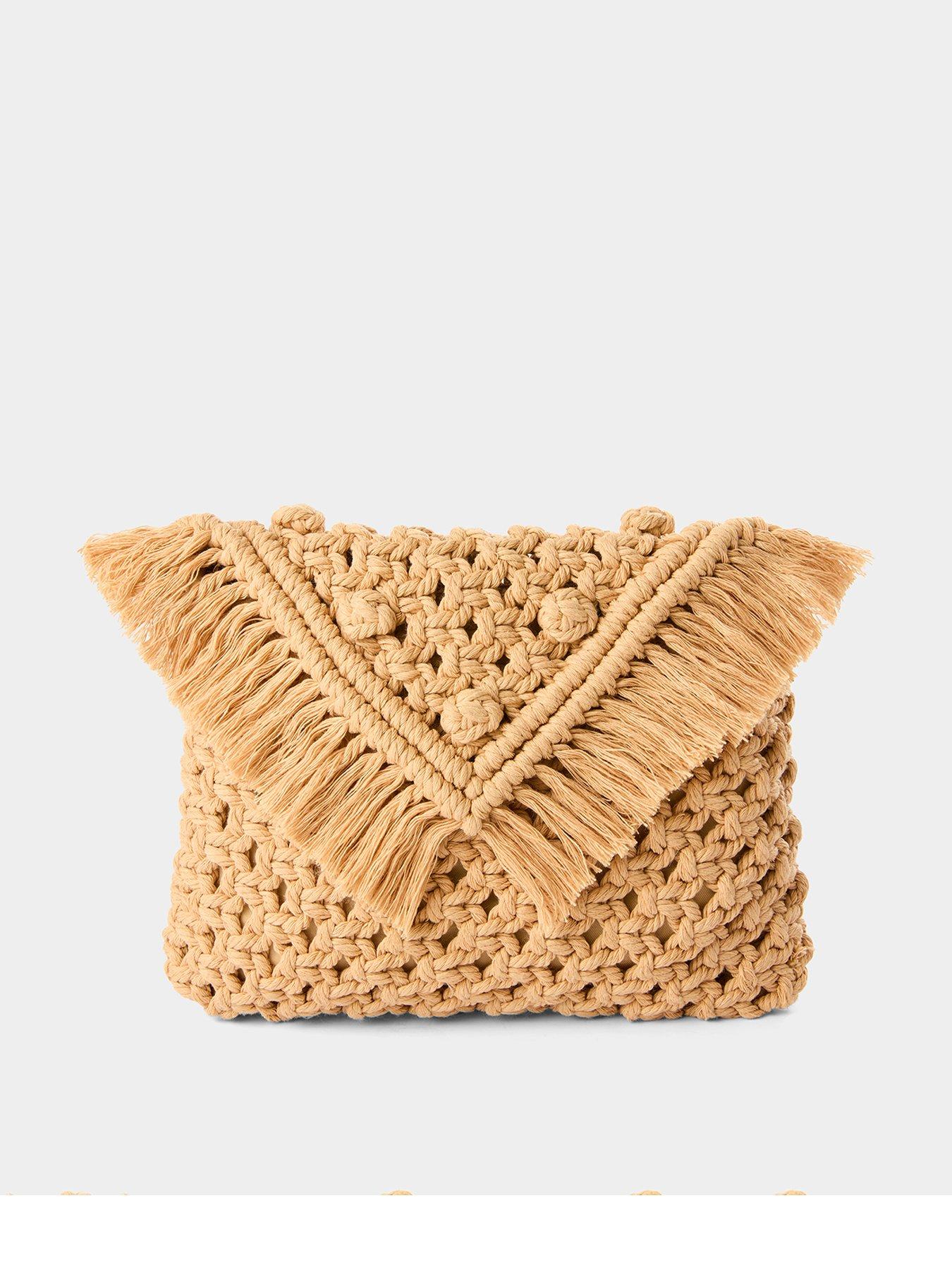Joe Browns Mimi Macrame Cross Body Bag - Brown
