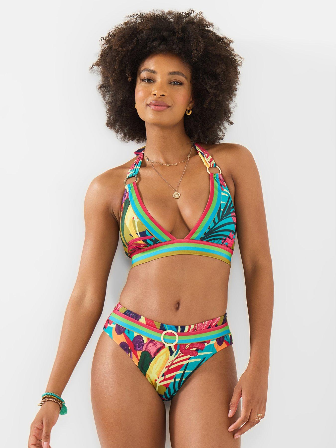 Joe Browns Tropical Regular Halterneck - Green