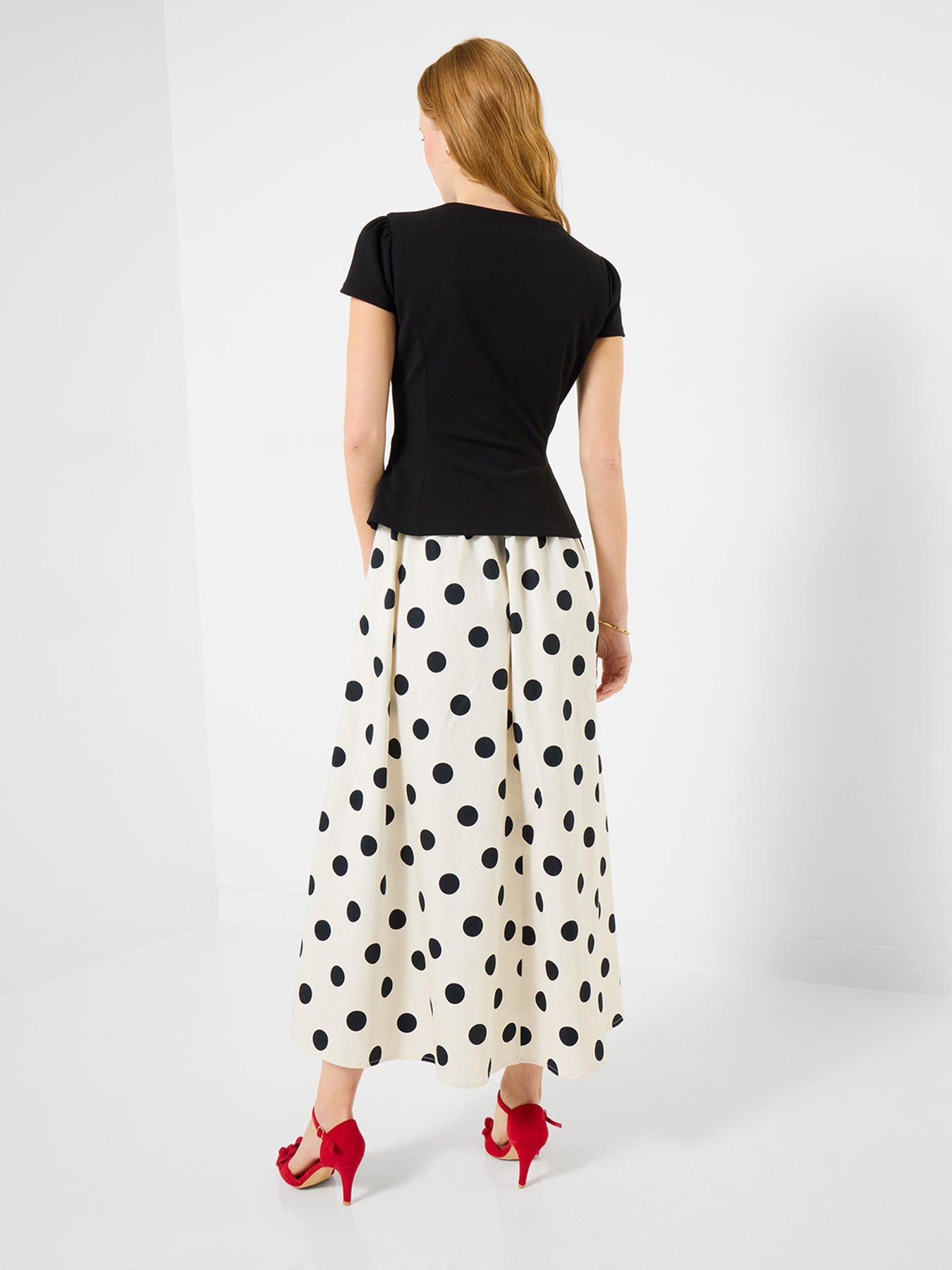 Image 3 of 6 of Joe Browns Perfectly Polka Dot 2-In-1 Dress - Black