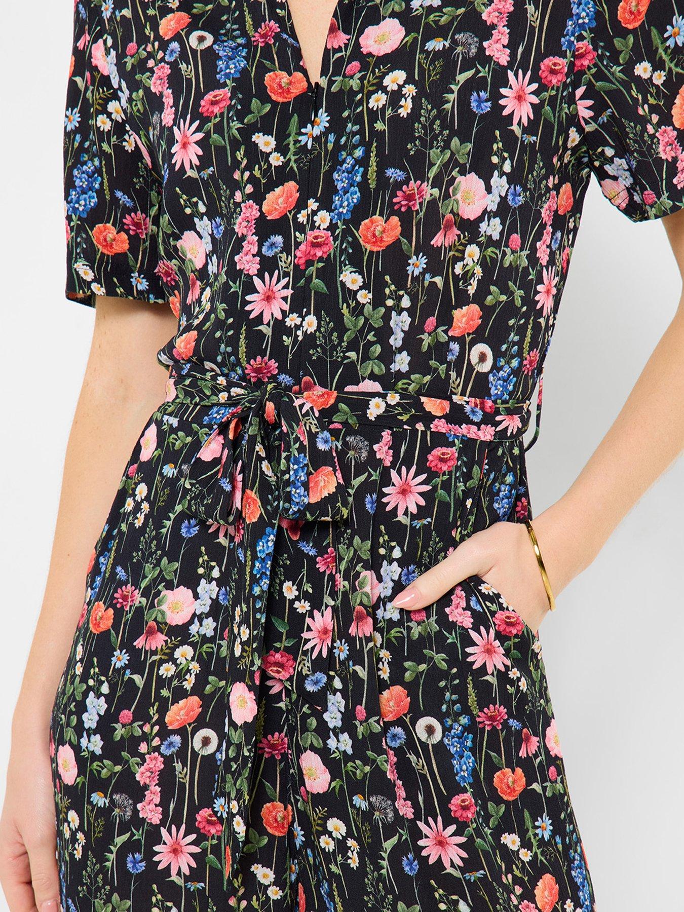 Image 4 of 5 of Joe Browns In Bloom Floral Jumpsuit - Black