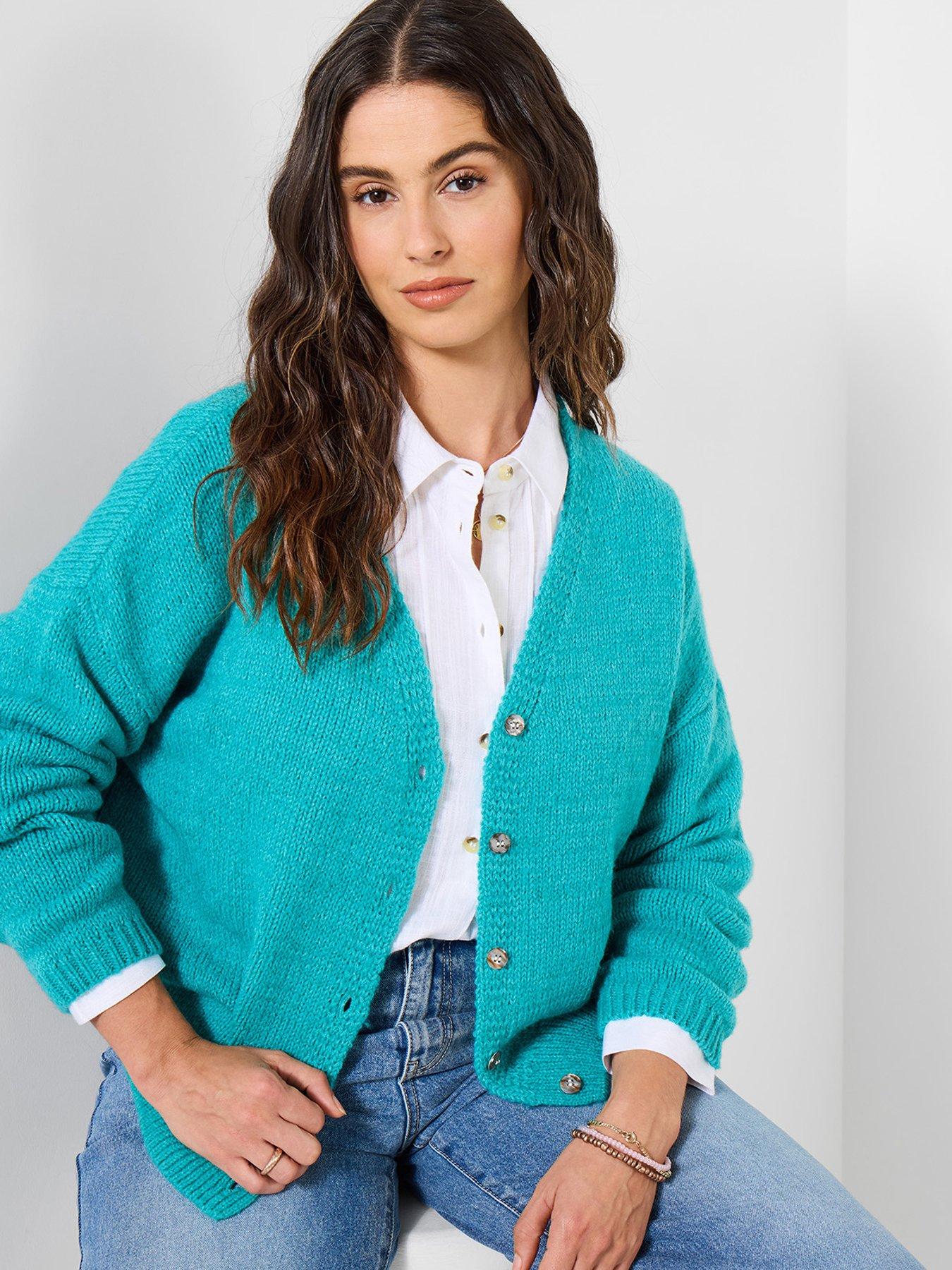 Image 1 of 5 of Joe Browns Celia V- Neck Cardigan - Blue