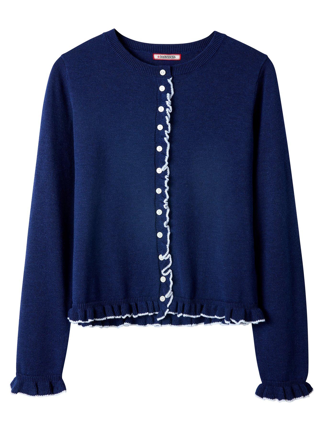 Image 5 of 5 of Joe Browns Penelope Frill Cardigan - Blue