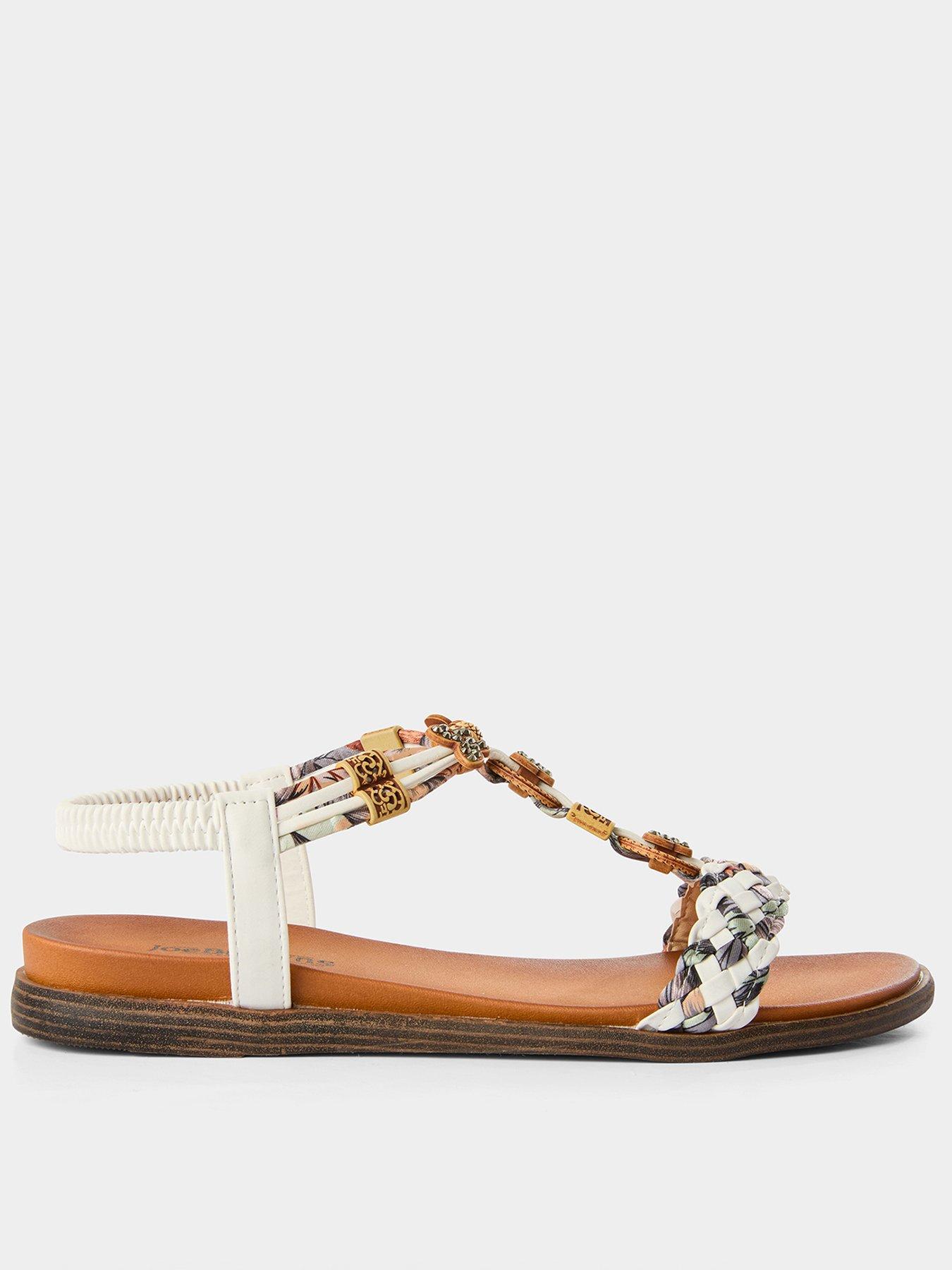 Joe Browns Hot Spell Boho Sandals - White