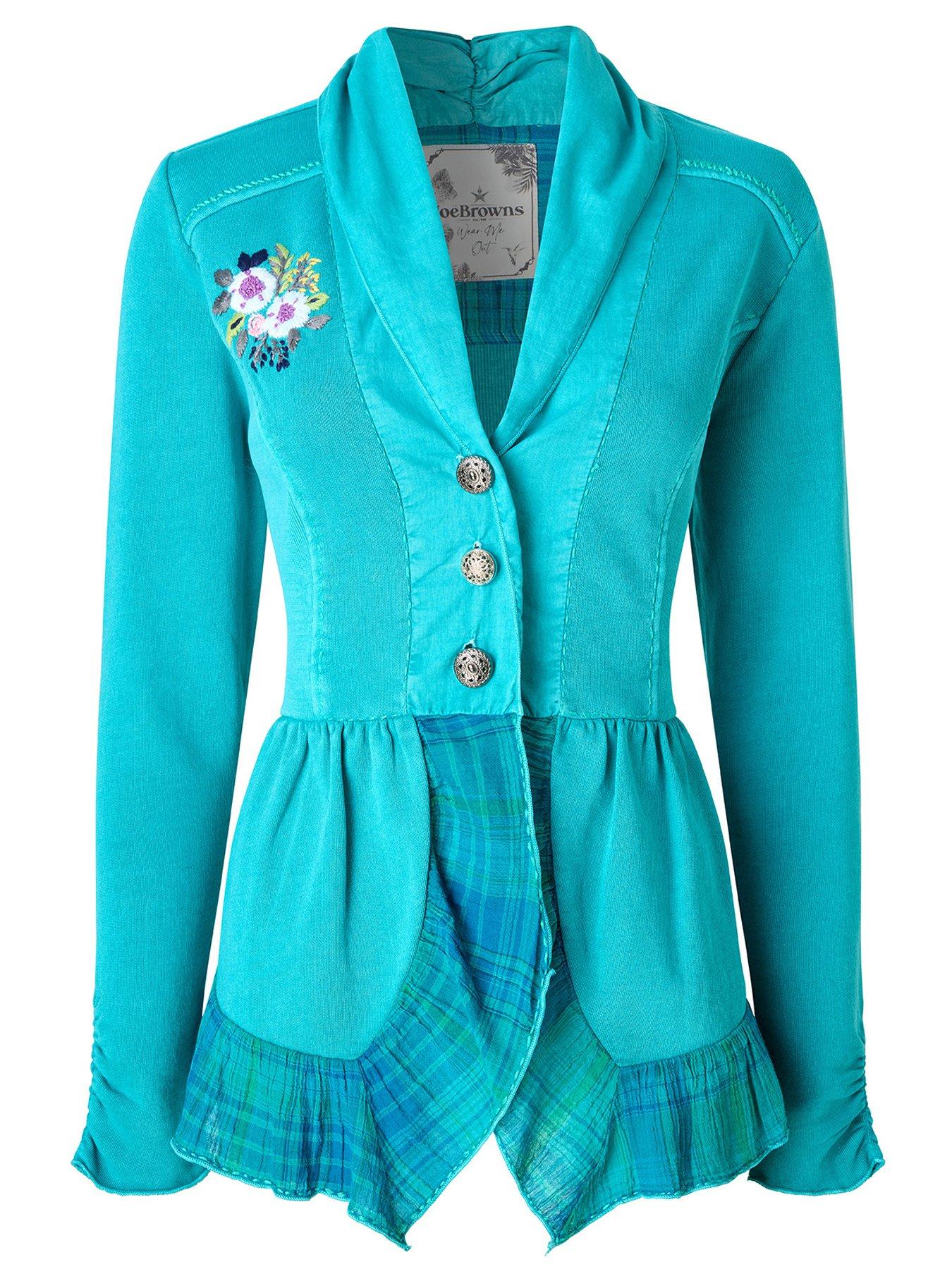 Image 5 of 5 of Joe Browns Carla Button Through Jersey Top - Blue