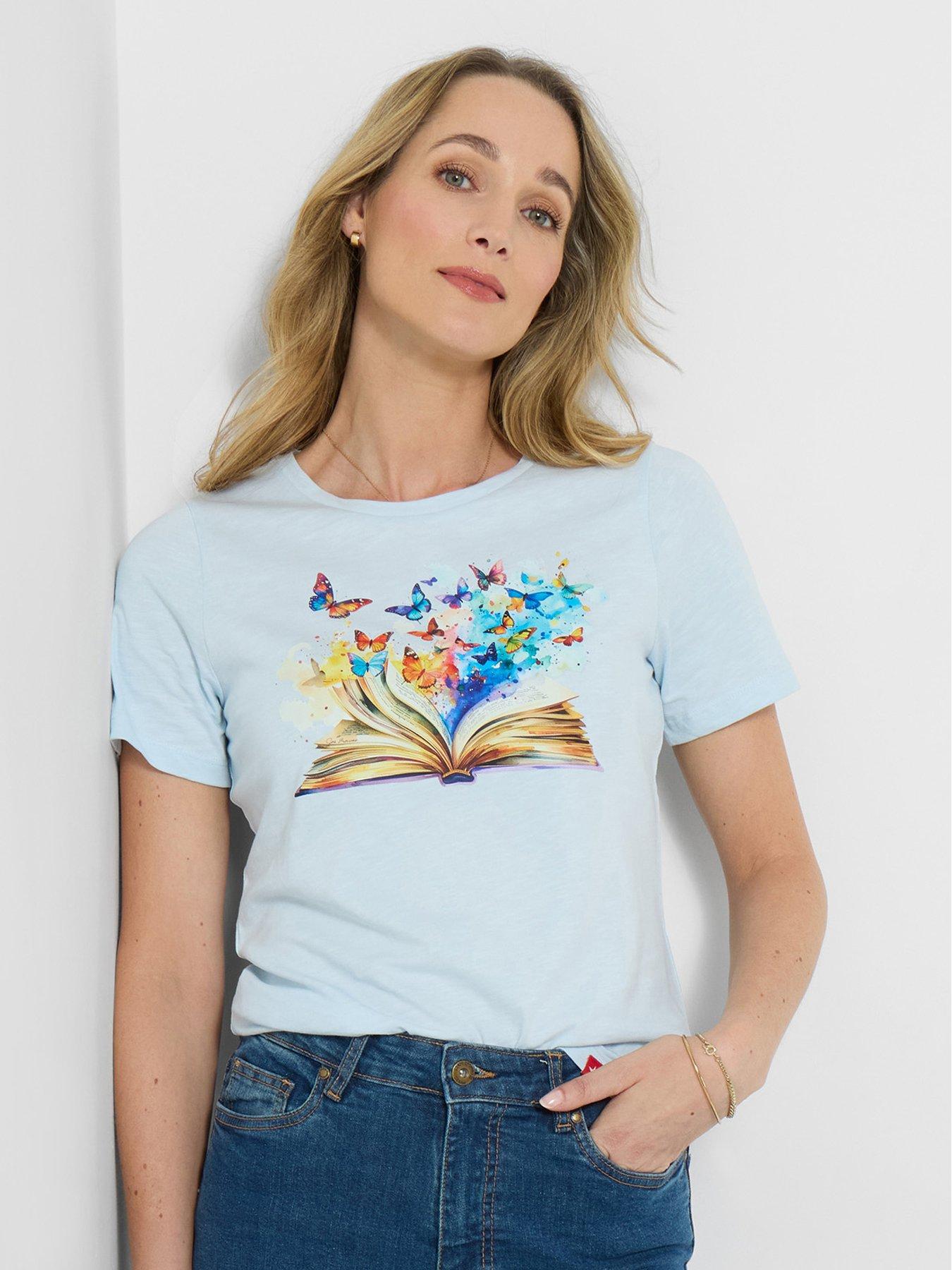 Joe Browns Book Of Dreams Graphic T-Shirt - Blue