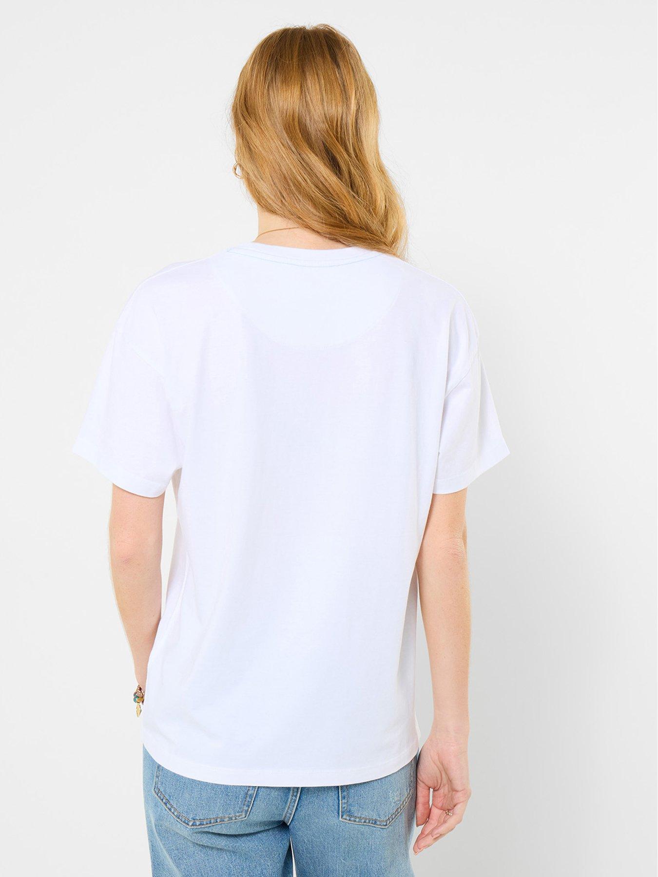 Image 2 of 5 of Joe Browns Positive Vibes Graphic Tee - White
