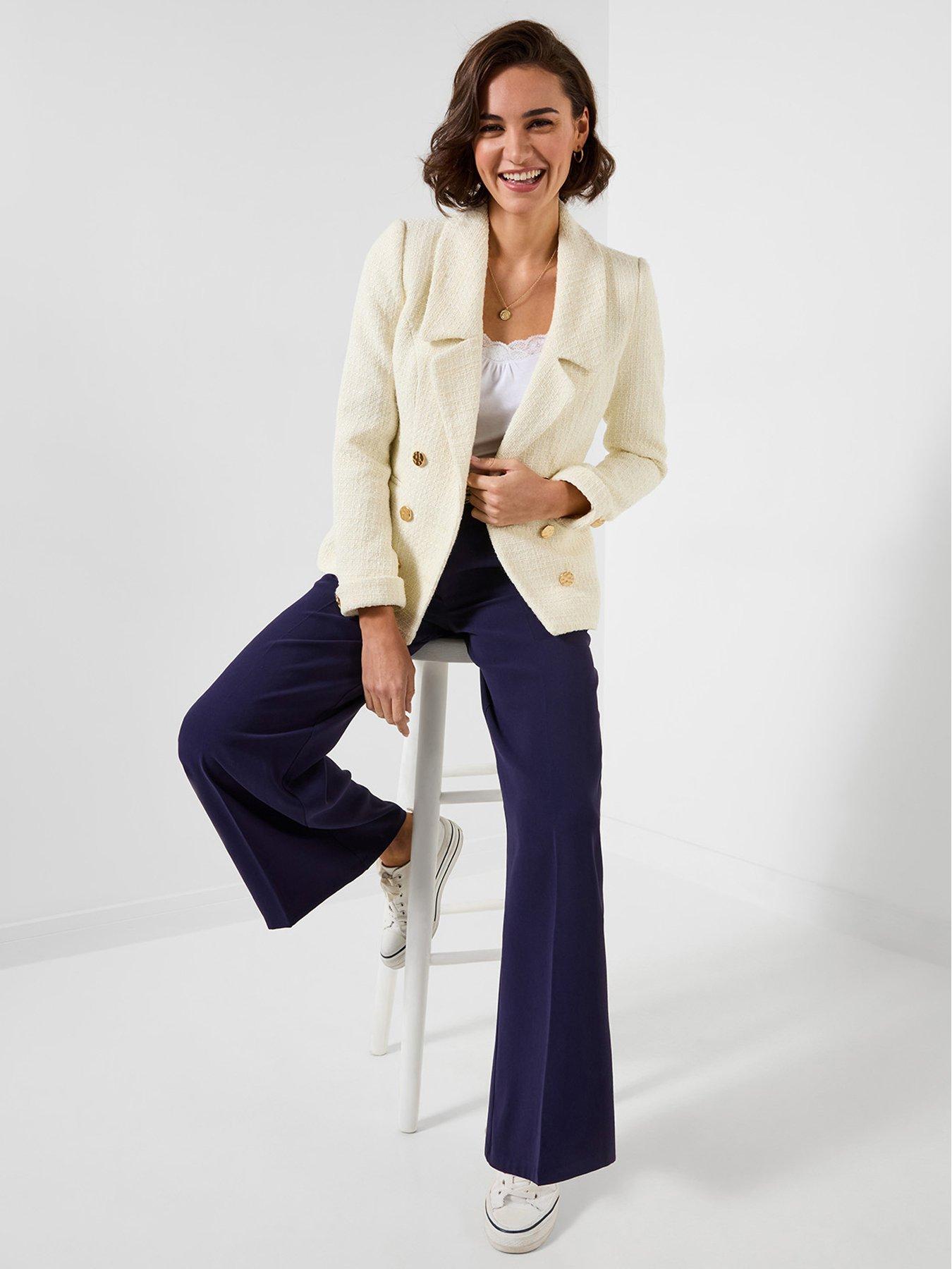 Image 3 of 5 of Joe Browns Isabella Wide Leg Trousers - Blue