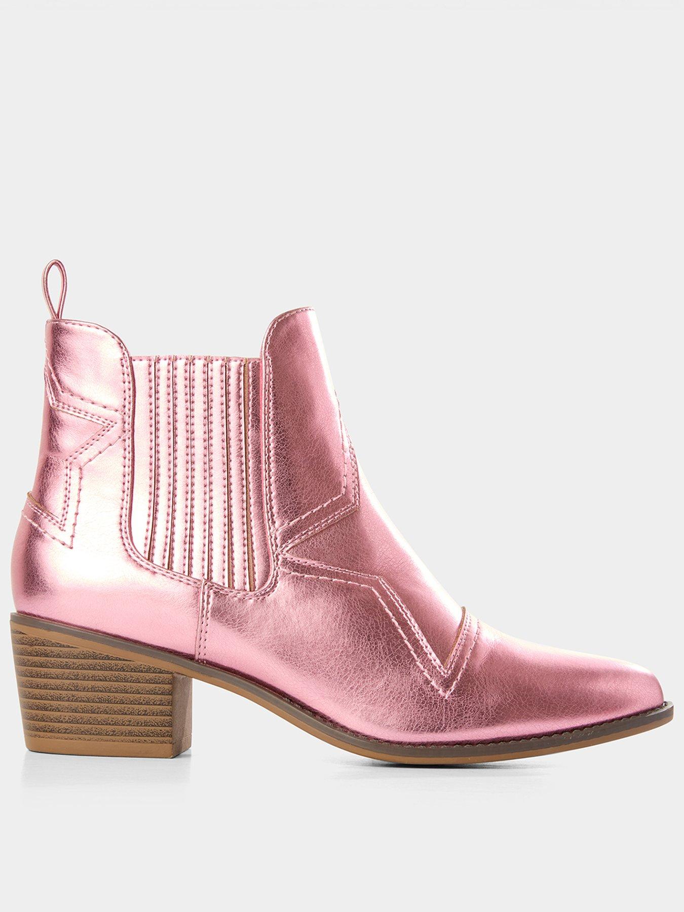 Joe Browns Starlight Boots - Pink