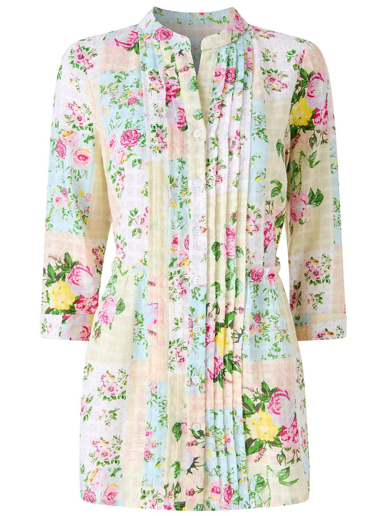 Image 5 of 5 of Joe Browns Perfectly Patchwork Printed Cotton Blouse - Multi